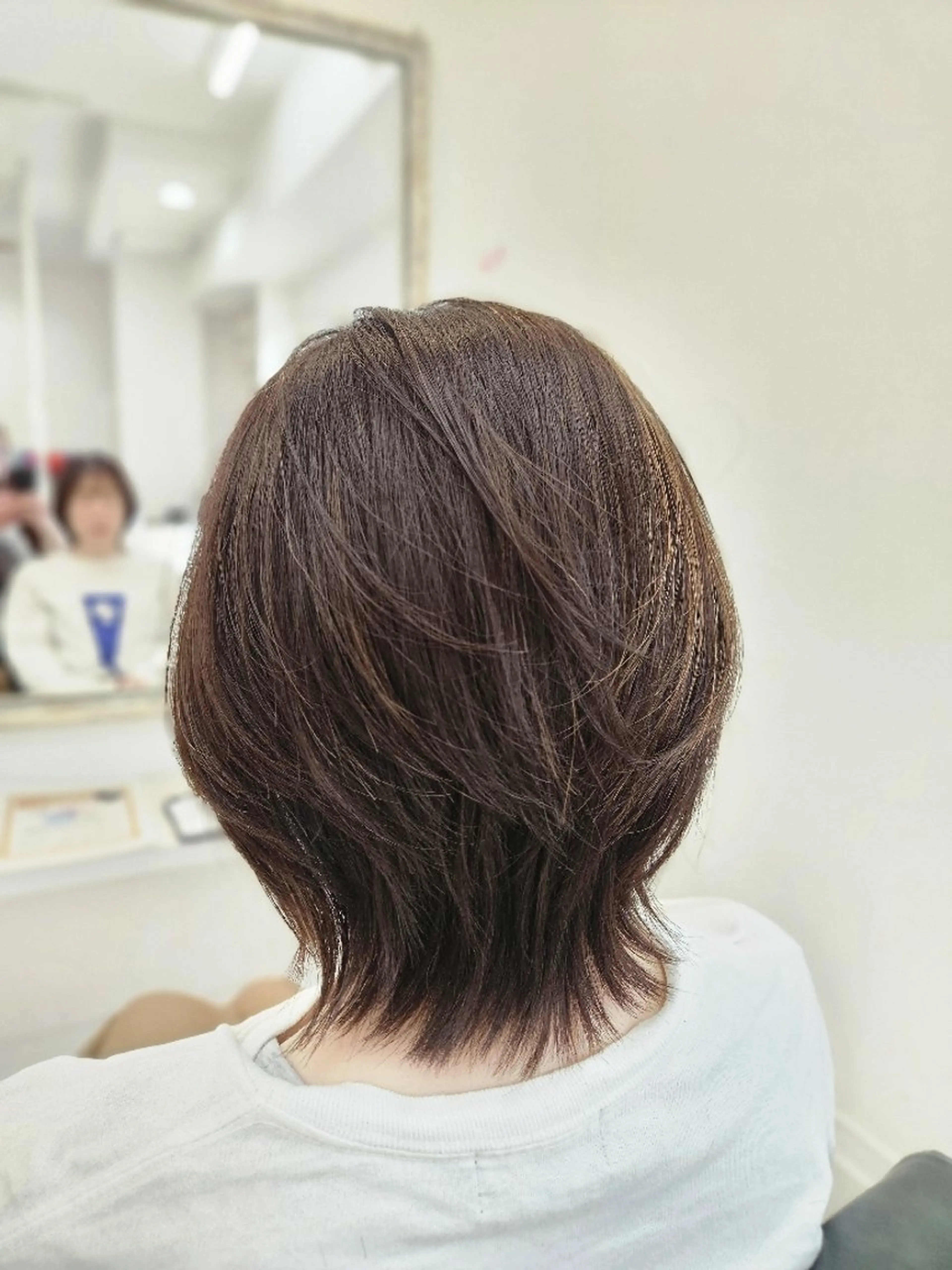 ミディアム 髪質改善 林慶吾/ショートボブ /デザインカラーのヘアスタイル