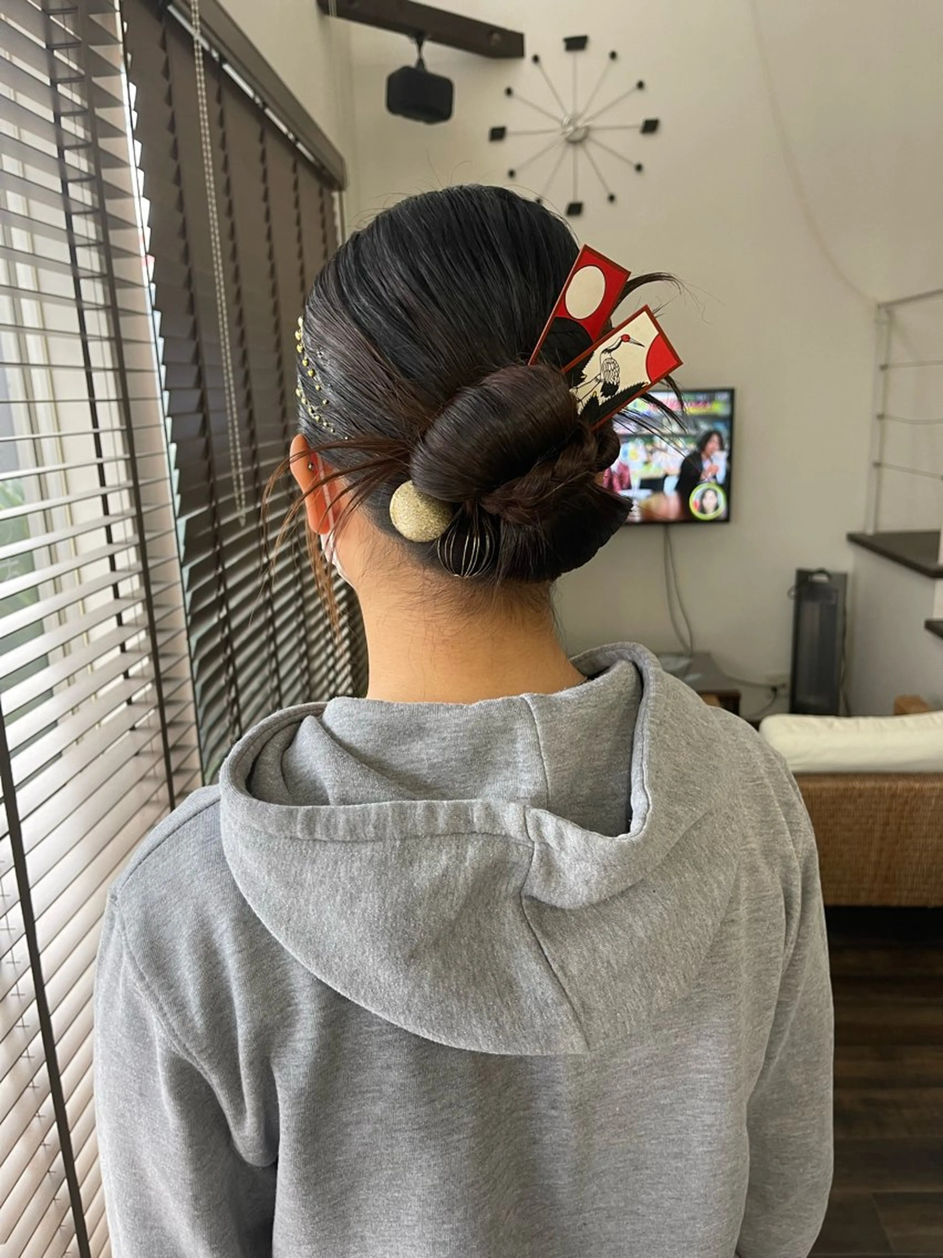 セミロング ヘアアレンジ ヘアセット Felice Erikaのヘアスタイル