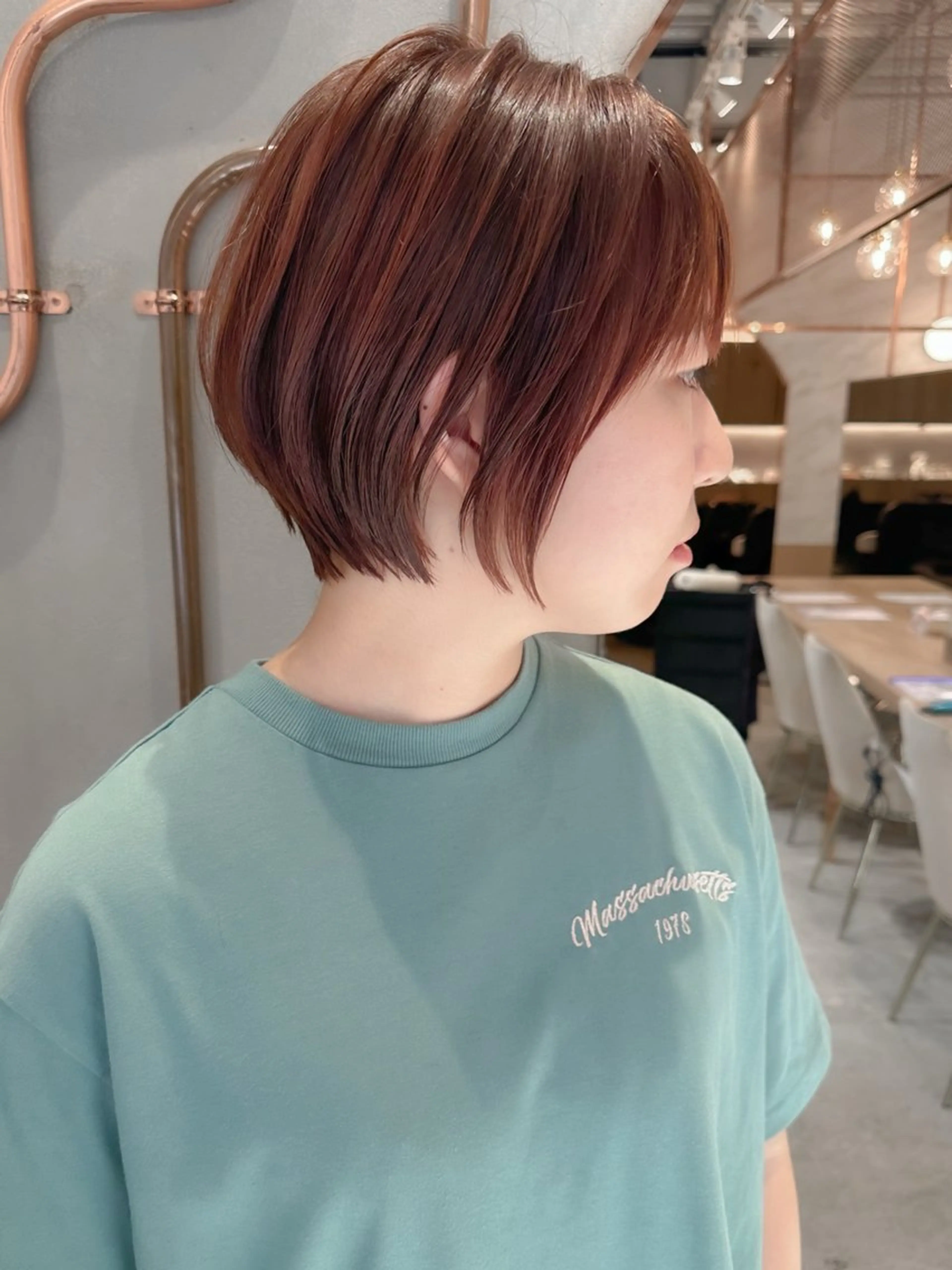 ショート カラー カット ヘアカラー トリートメント ボブ/ショート/ 縮毛矯正⚜️工藤昴のヘアスタイル