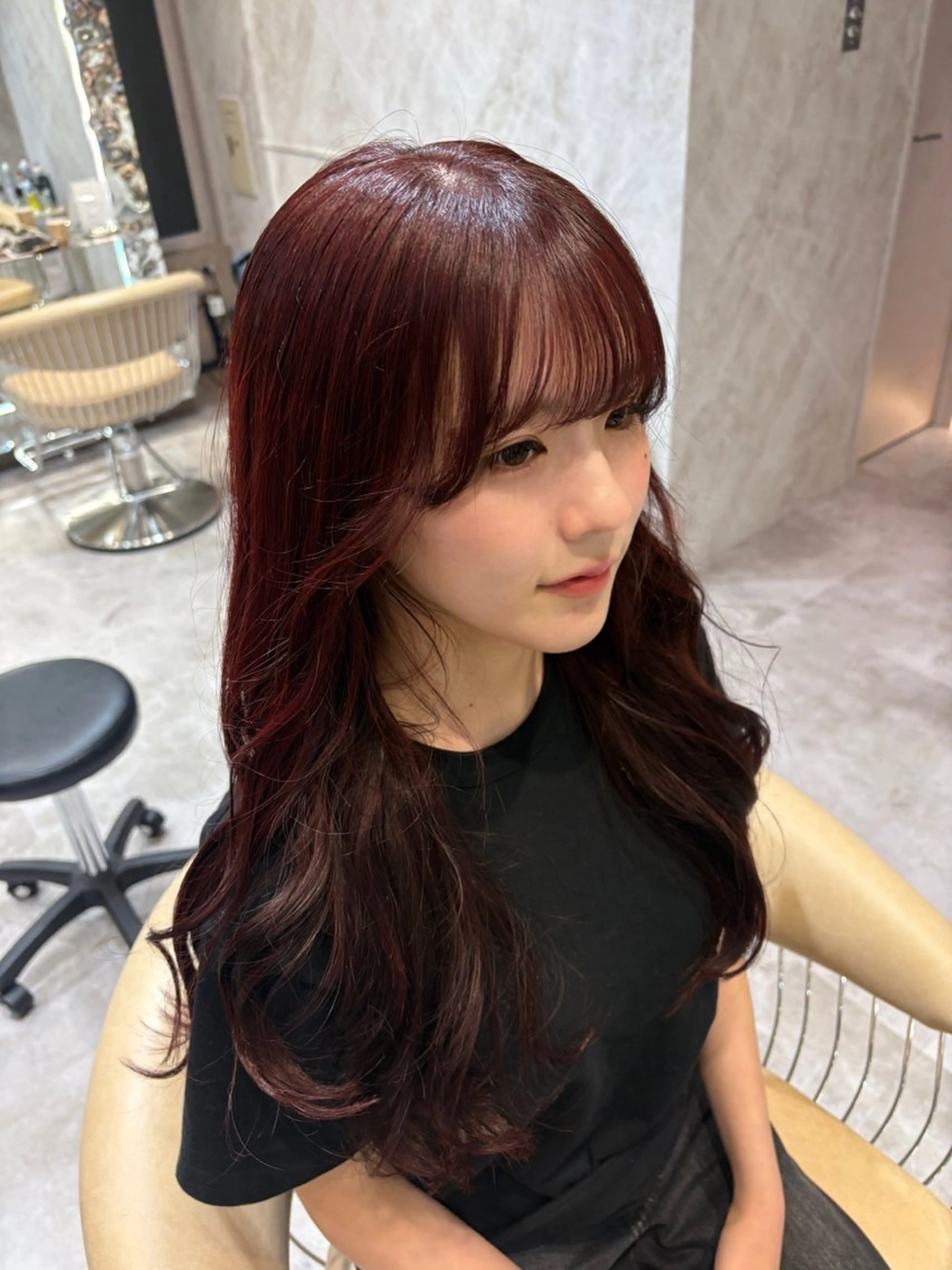 艶ワンカラー🌱🫧➕顔まわりカット💇‍♀️➕最高級treatment🫧🤍の写真