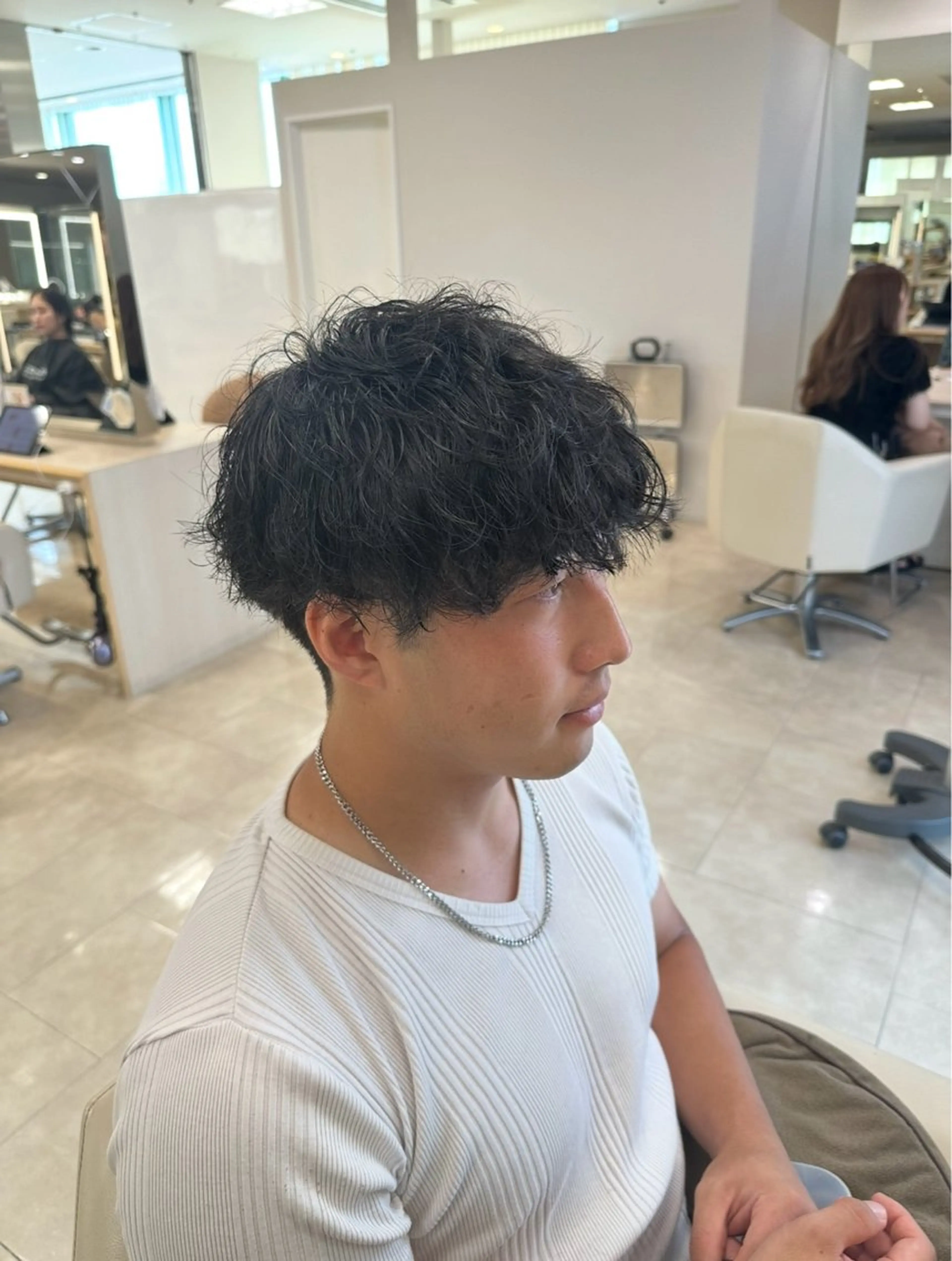 メンズ カット パーマ お悩み改善 艶髪🍄みくのヘアスタイル