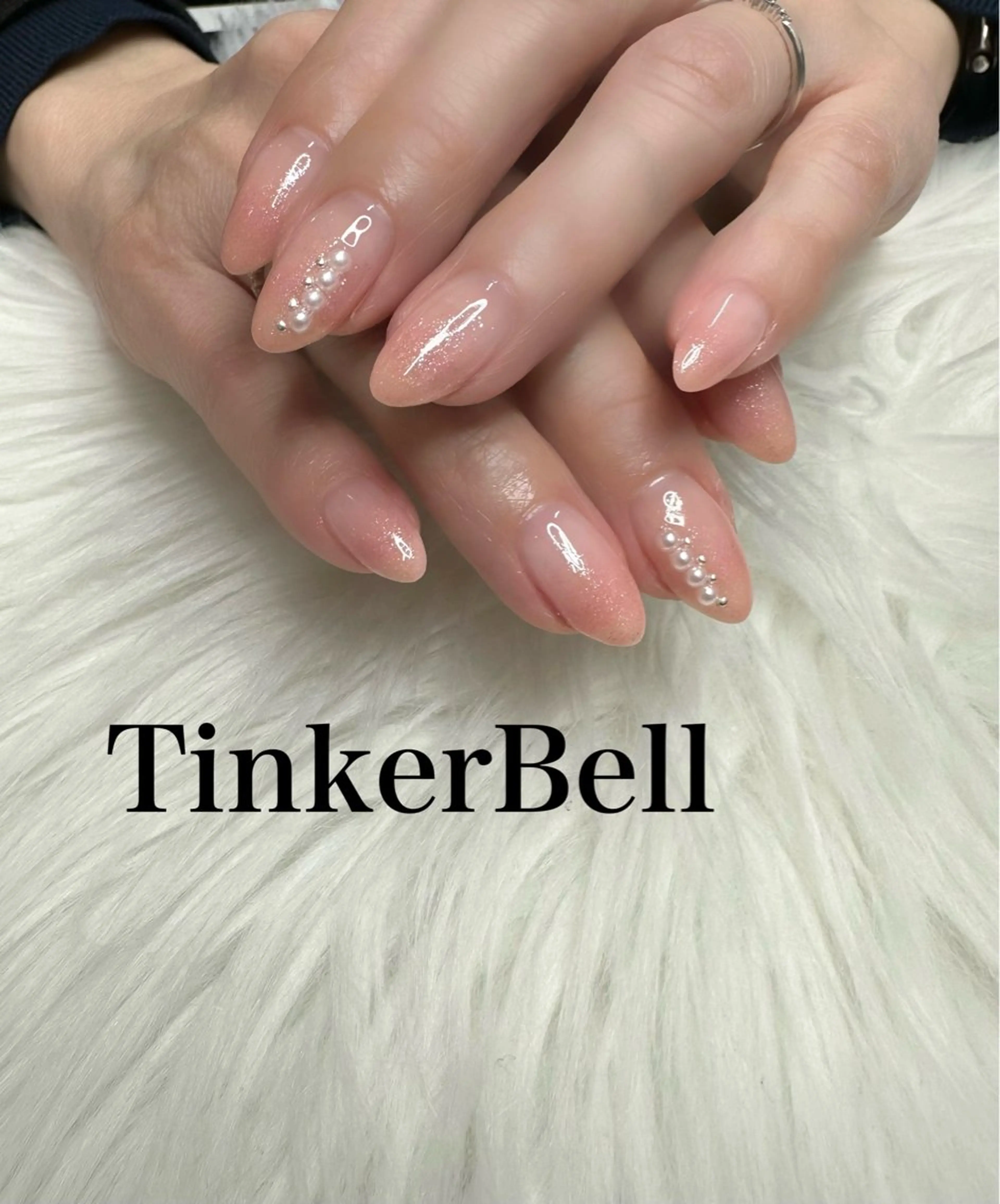 ネイル シンプルネイル ハンドネイル Tinker Bellのネイルデザイン