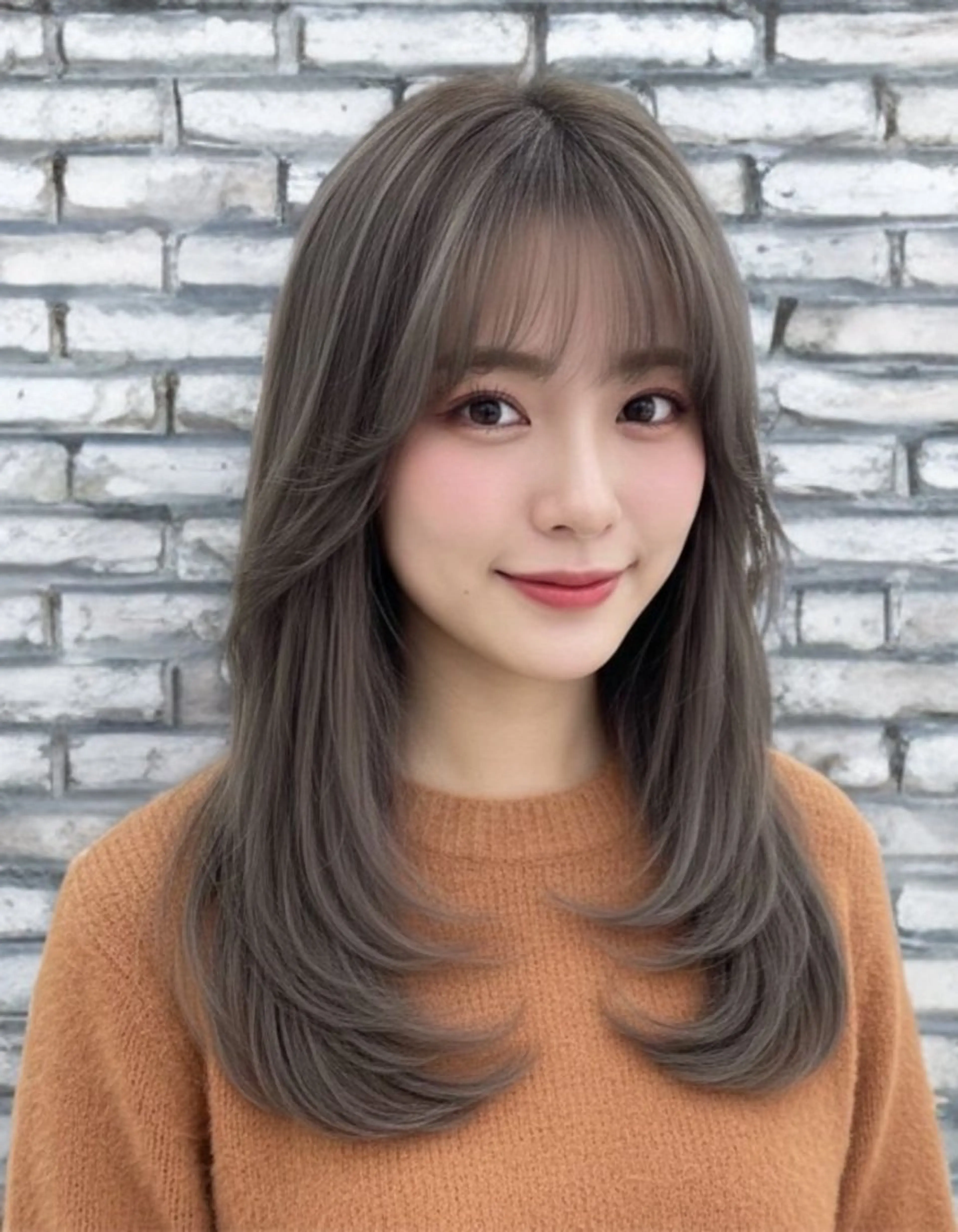 ロング カット ヘアカラー トリートメント 髪質改善×レイヤー 高嶋のヘアスタイル