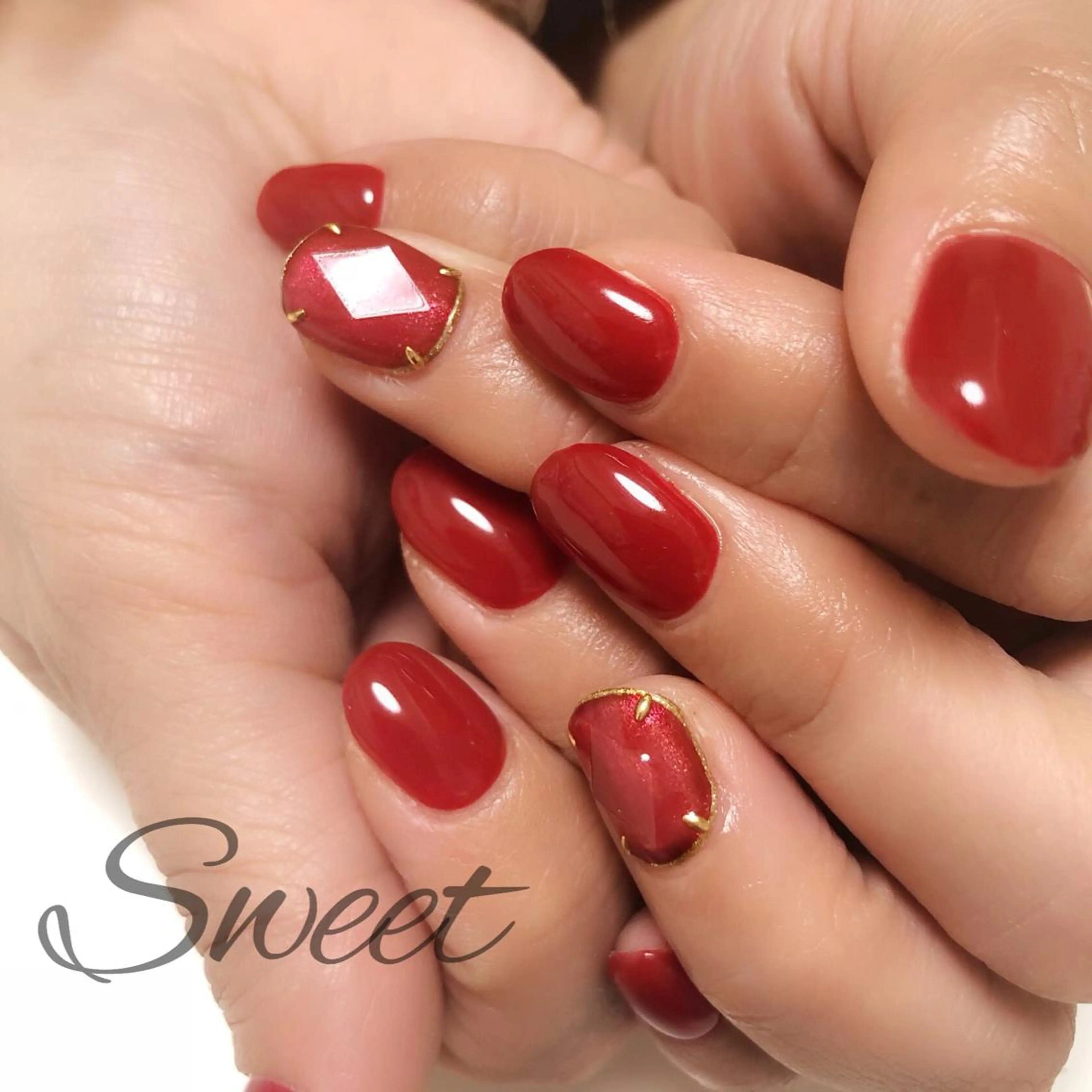 ネイル sweet 仲野陽子のネイルデザイン