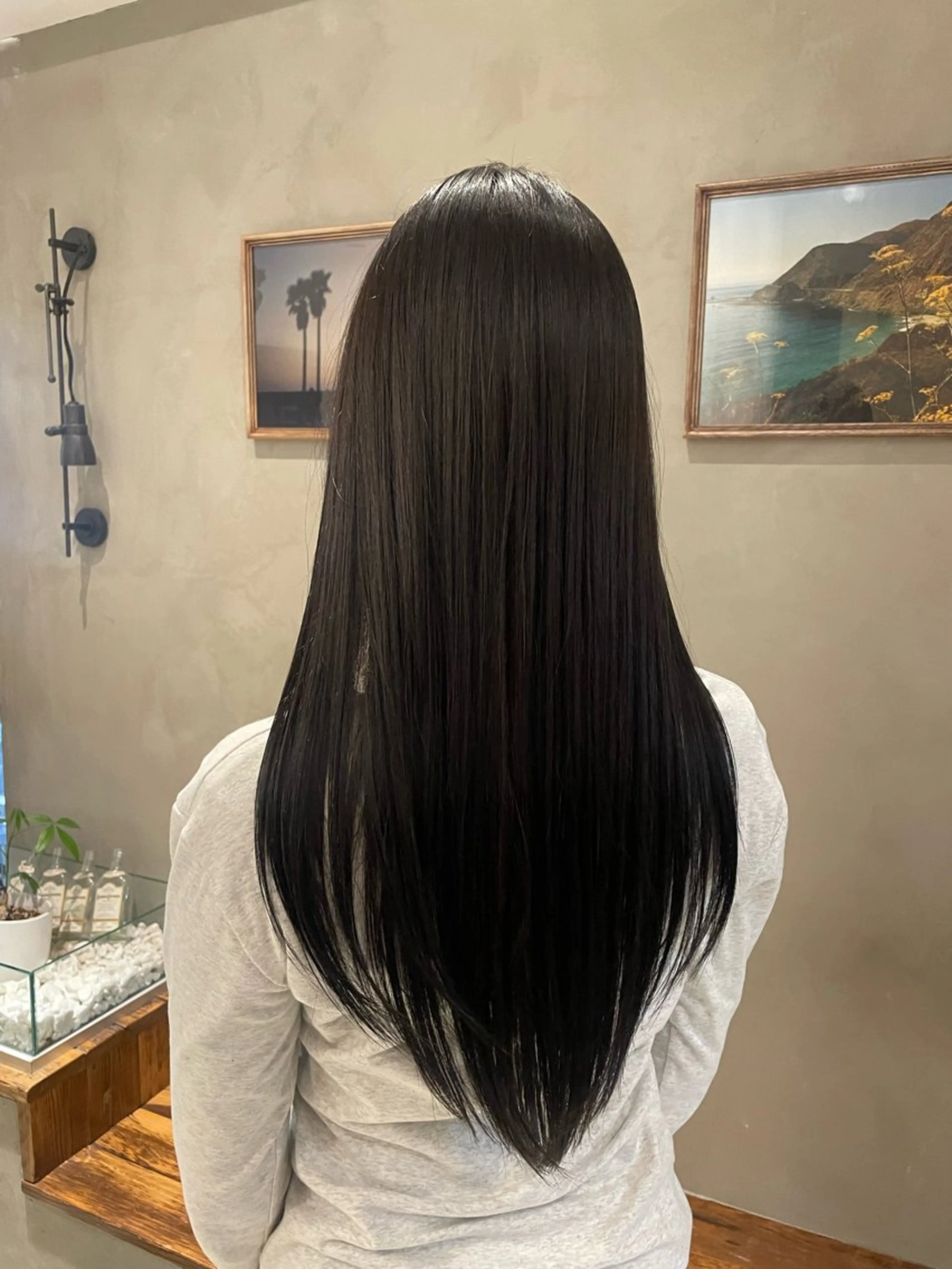 セミロング カラー カット ヘアカラー 新宿 /透明感カラー レイヤー/NANAのヘアスタイル