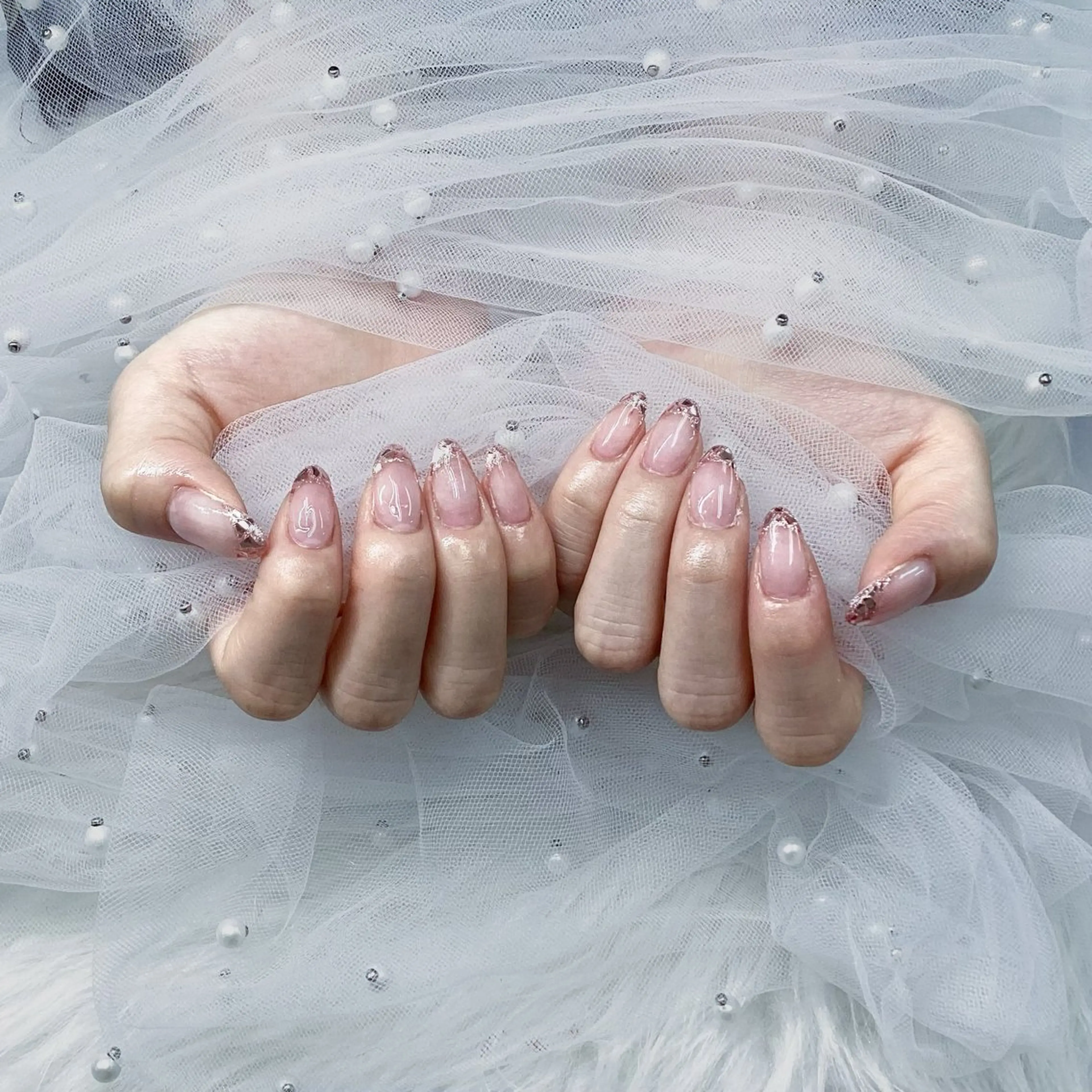 ネイル パーツ全部¥110 サロンミミのネイルデザイン