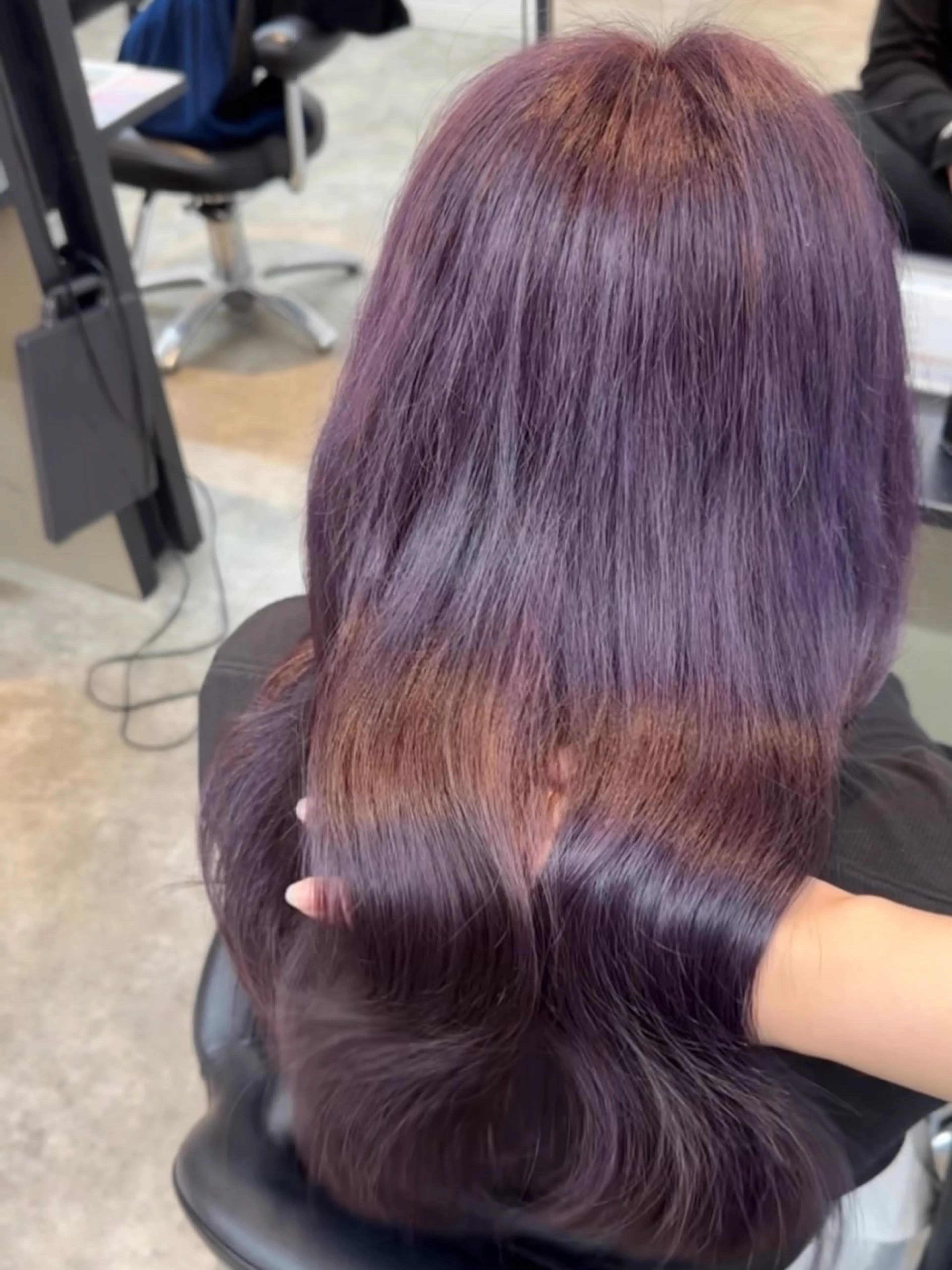 ロング カラー ✂️無料カットモデル ✂️佐々木悠月のヘアスタイル