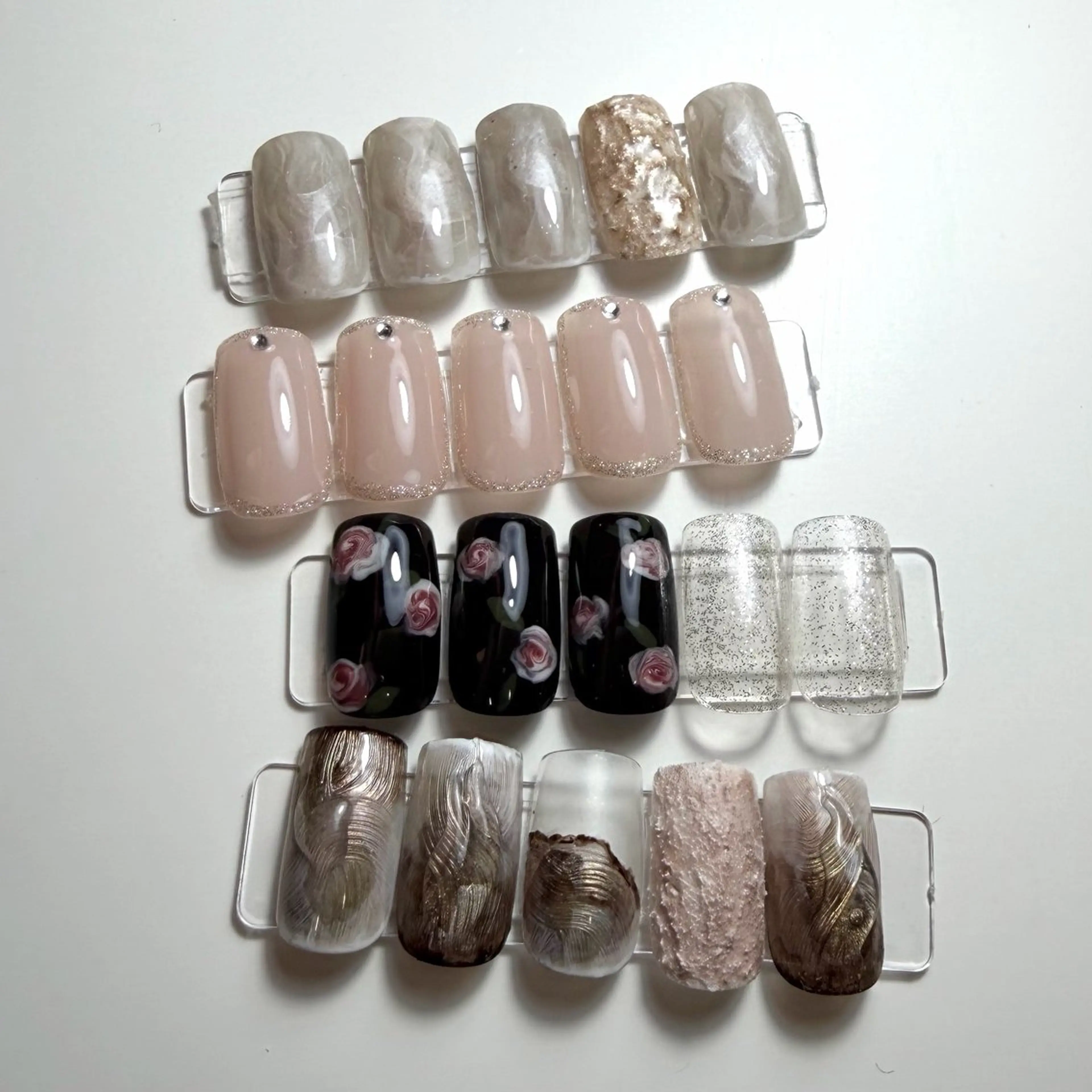 限定デザインネイルの写真