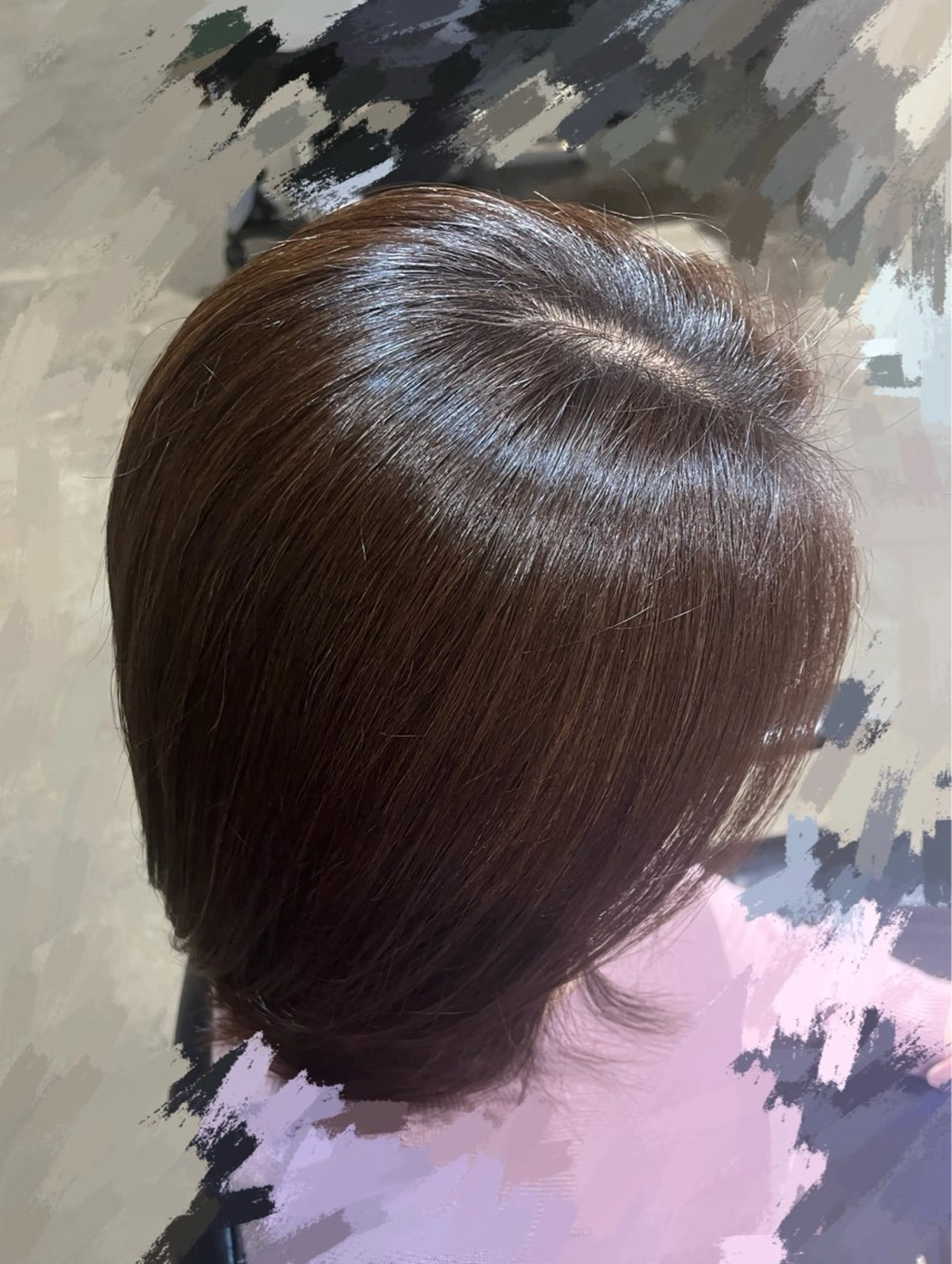 ミディアム ナカムラ ハルのヘアスタイル