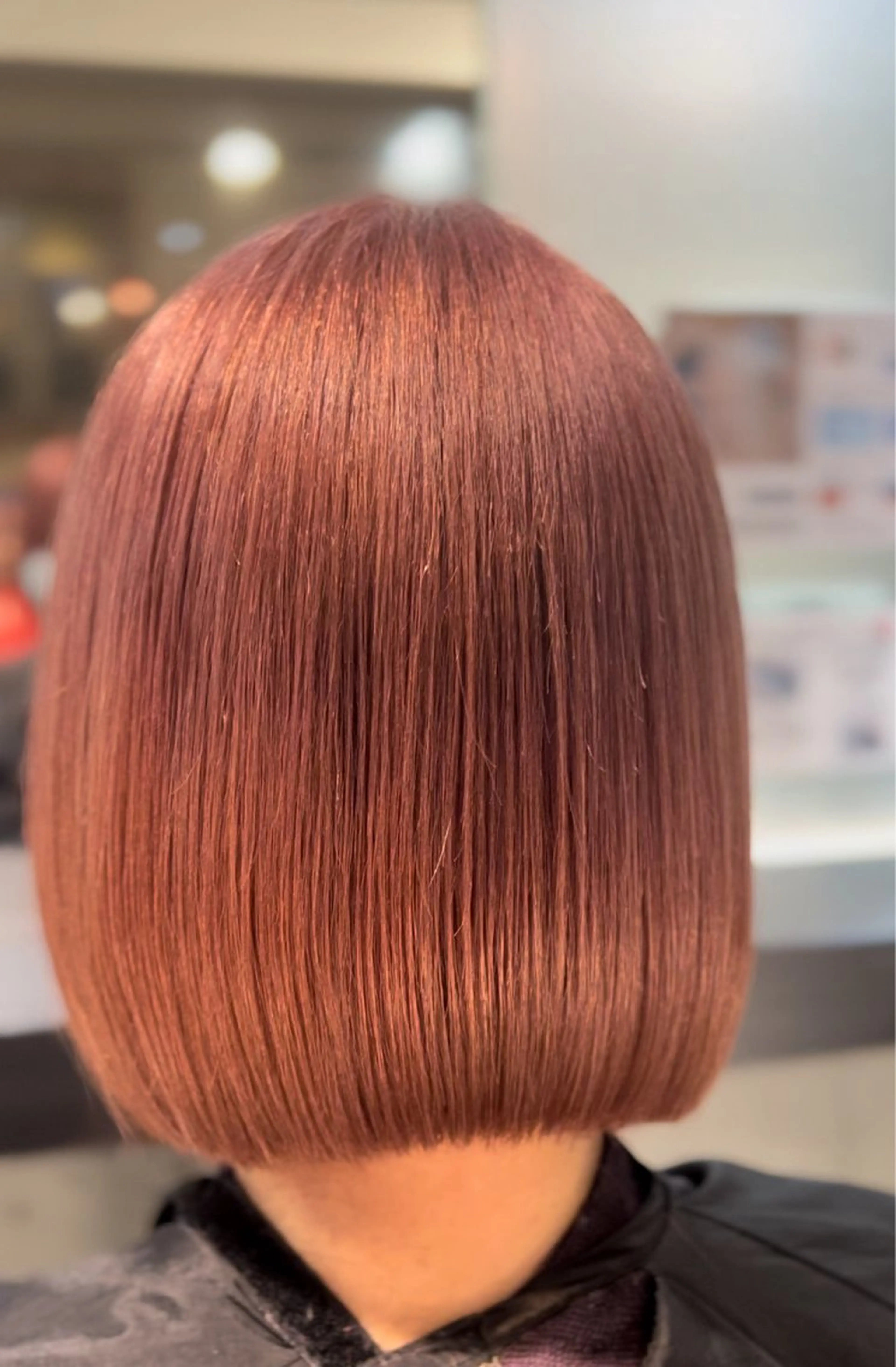 カラー ピンクカラー ボブ 二宮 陽太のヘアスタイル