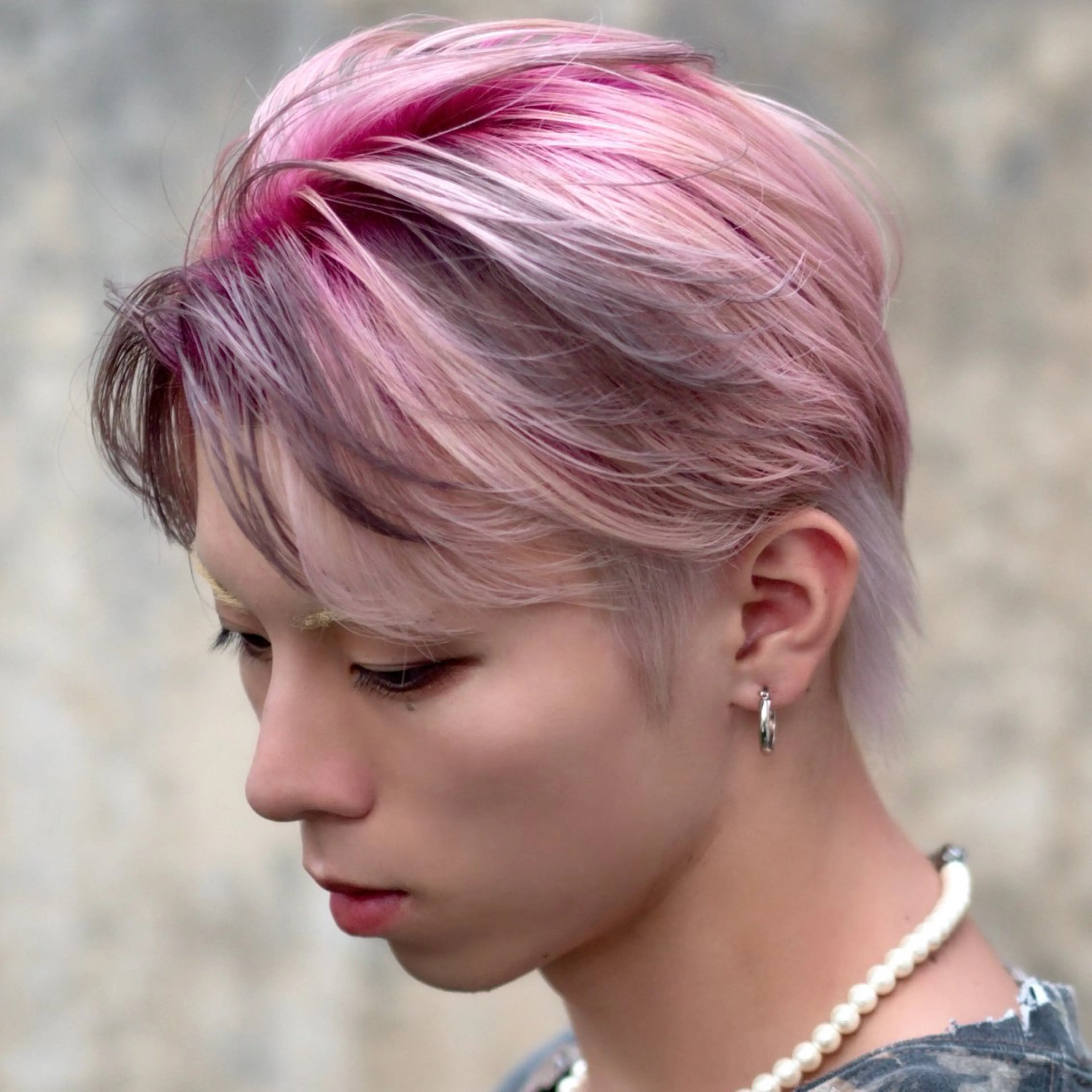 カラー メンズ カット ヘアカラー トリートメント ウルフとデザイン カラーの神のヘアスタイル