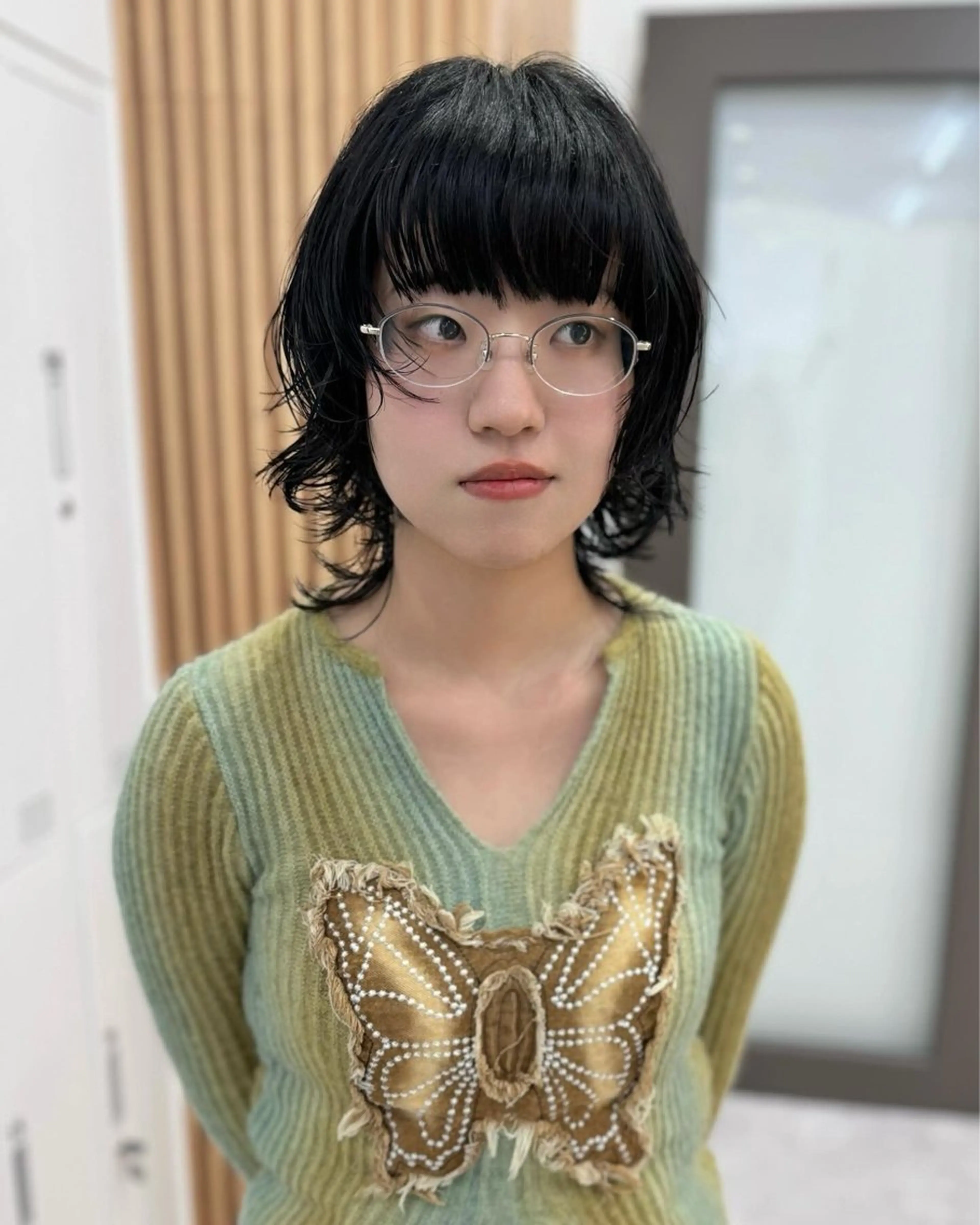 ミディアム パーマ ミディアムパーマ gotoday shaire salon 神戸三宮所属・ショート/パーマ/ MIOのヘアスタイル