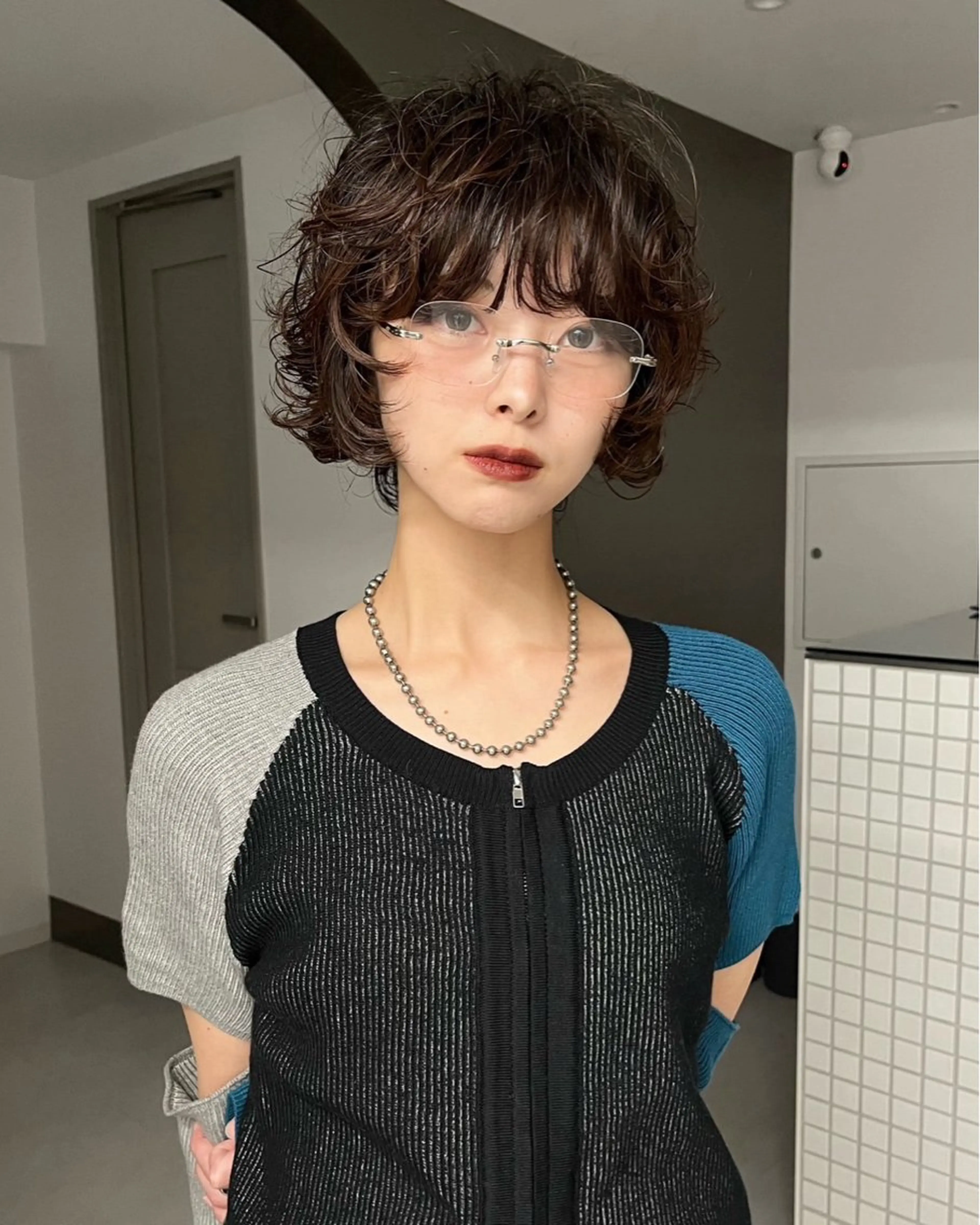 ショート sand clear横浜本店所属・似合わせレイヤー🌟 巻ける縮毛矯正みつきのヘアスタイル