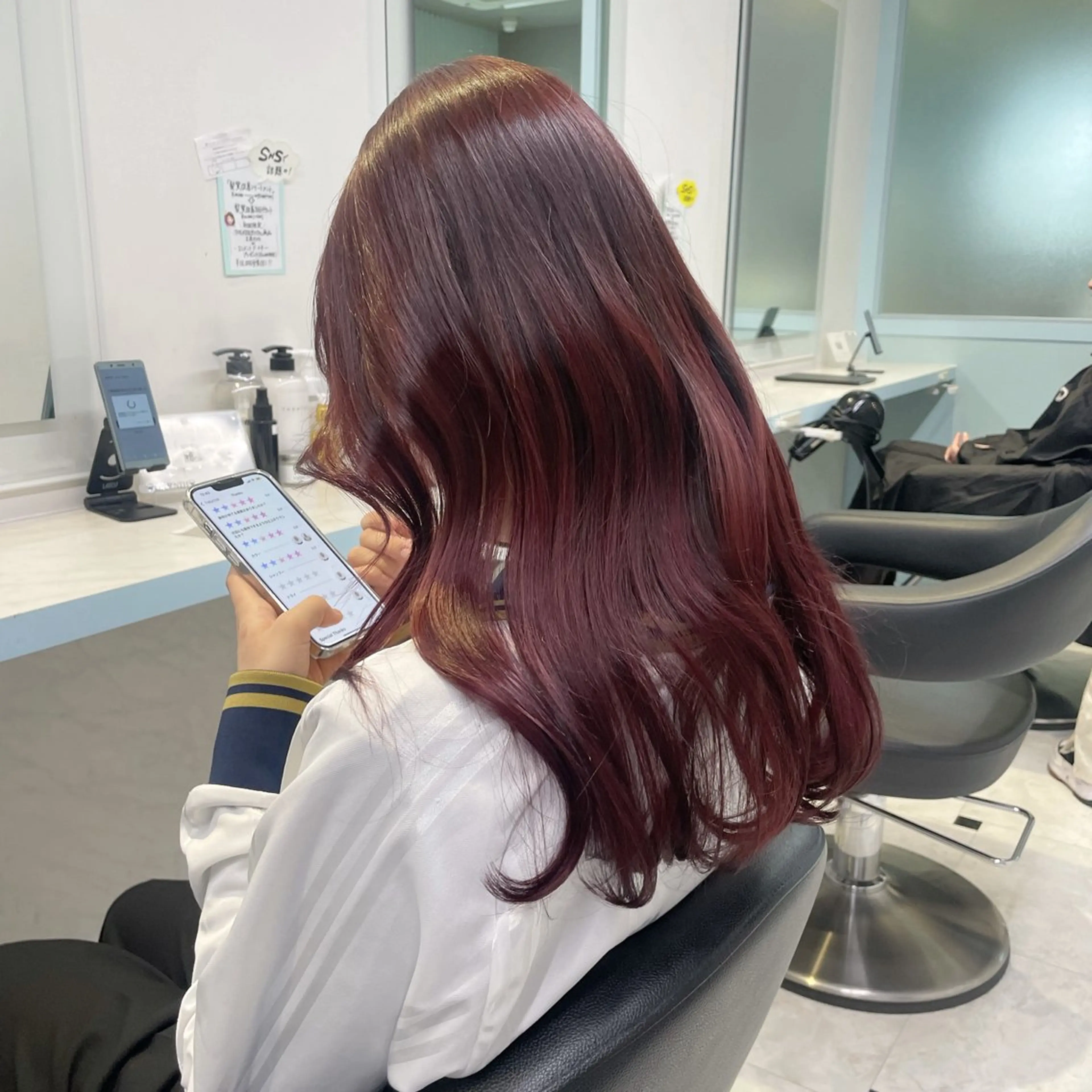 セミロング カラー ヘアカラー Salowin池袋East 店3F所属・【美髪矯正/絹髪】 🎀hinano🎀のヘアスタイル