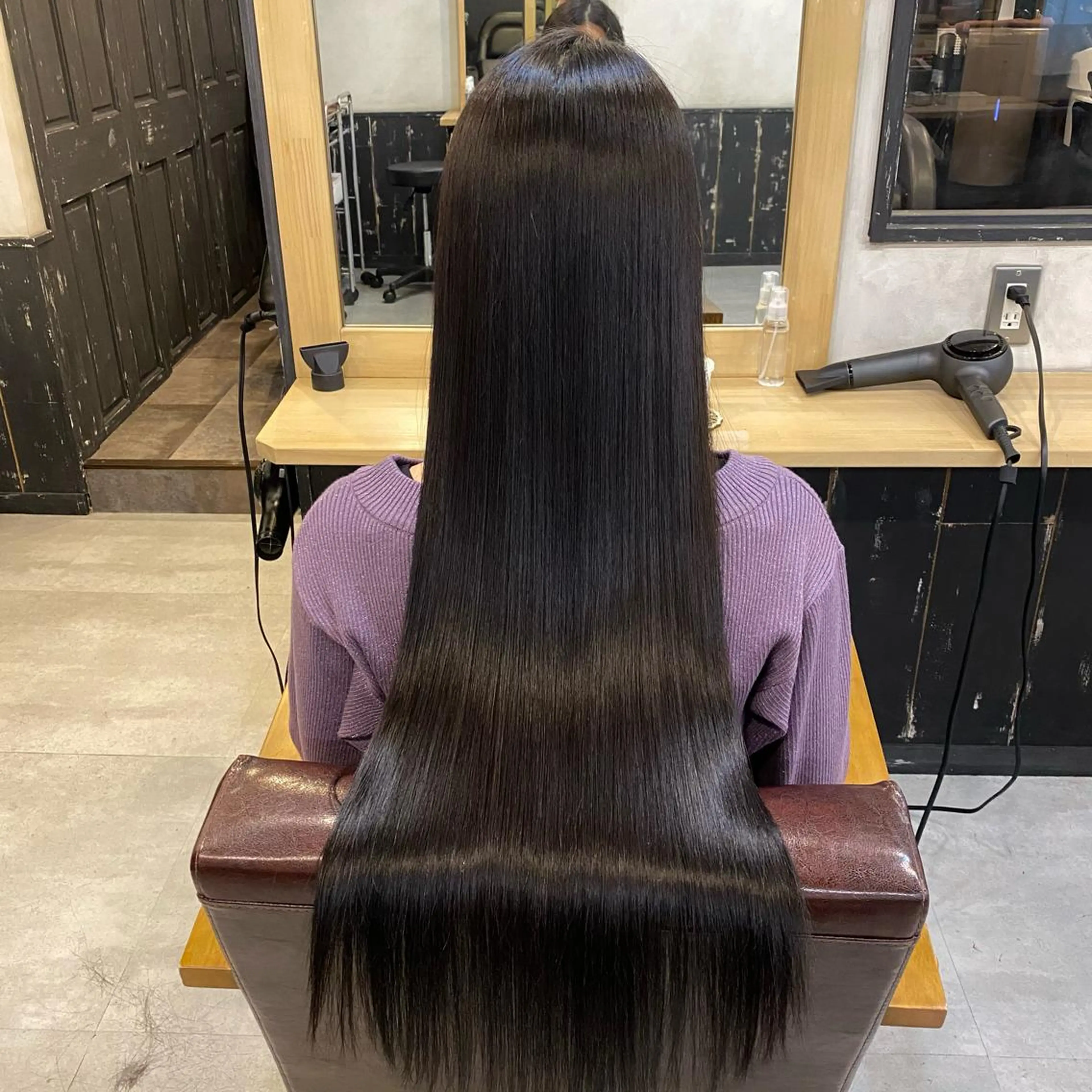 ロング 髪質改善 酸性ストレート カット 縮毛矯正 トリートメント ヘッドスパ 美髪矯正 🌈髪質改善 山下のヘアスタイル