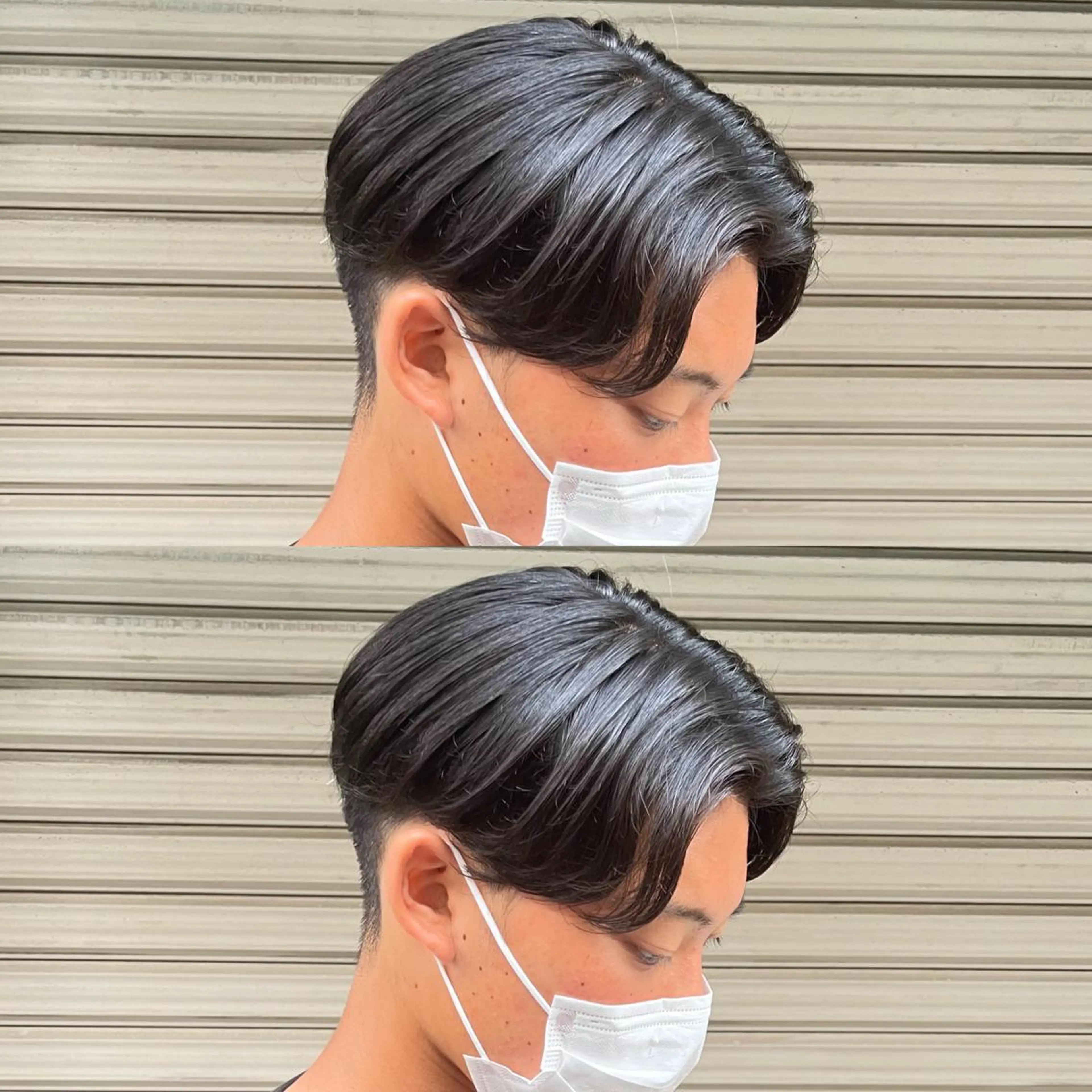 ショート パーマ ヘアアレンジ メンズ センターパート メンズパーマ メンズパーマの達人 🌟川内絵人のヘアスタイル