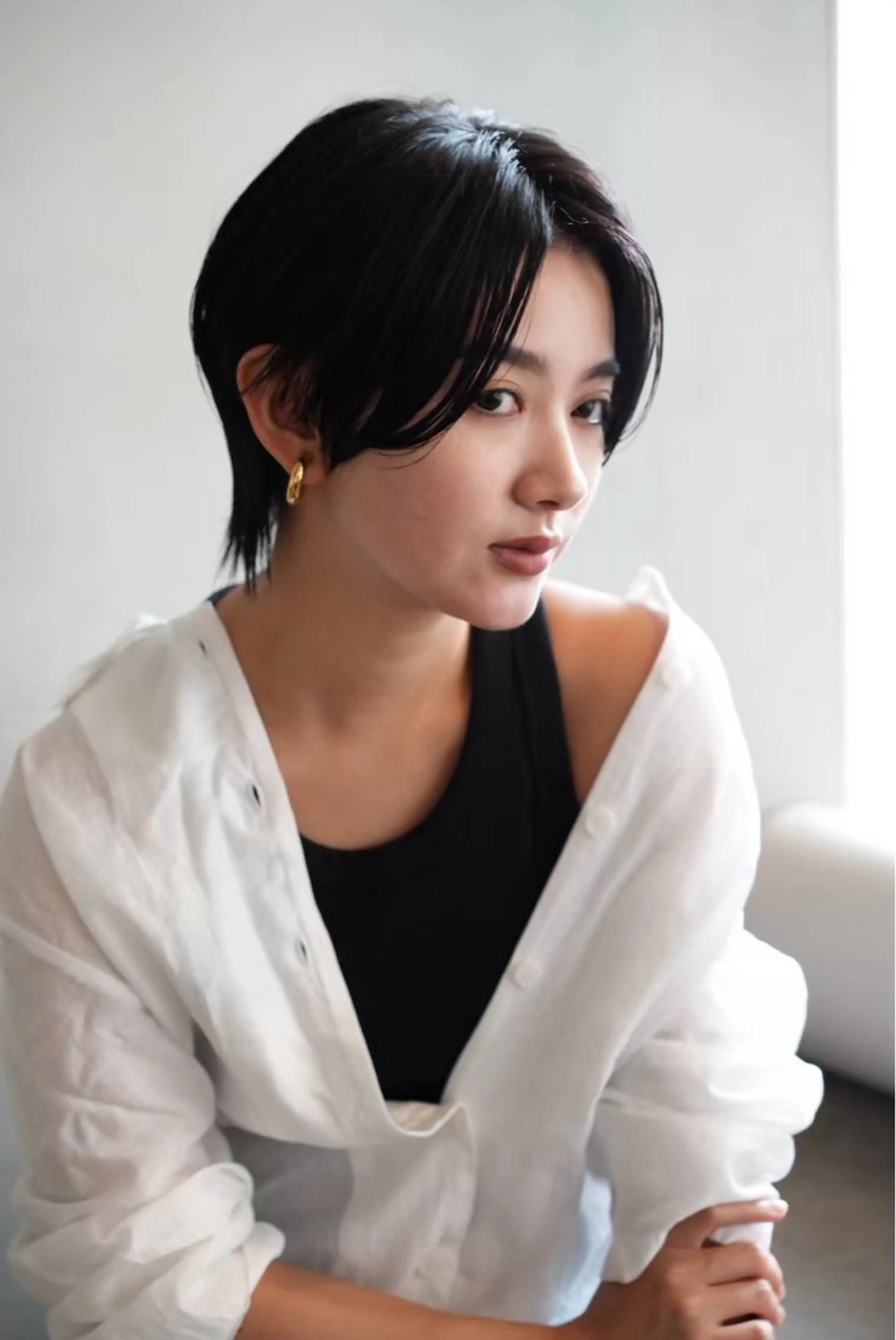 ショート カラー 加賀 千聖 /soigneのヘアスタイル