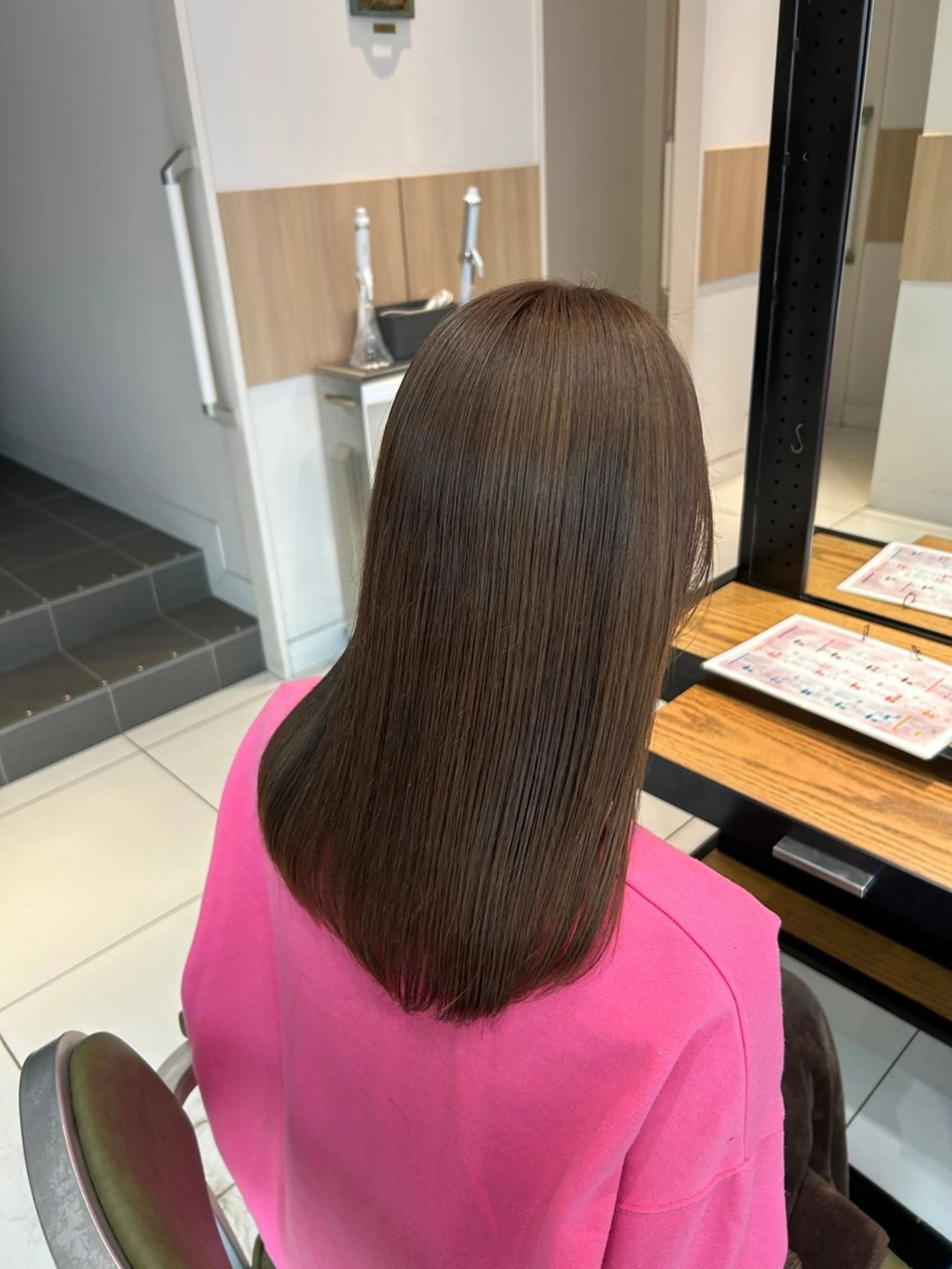 ロング カラー ブラウンカラー ココアブラウン ダブルカラー 🪻ダブルカラー /透明感カラーRioのヘアスタイル