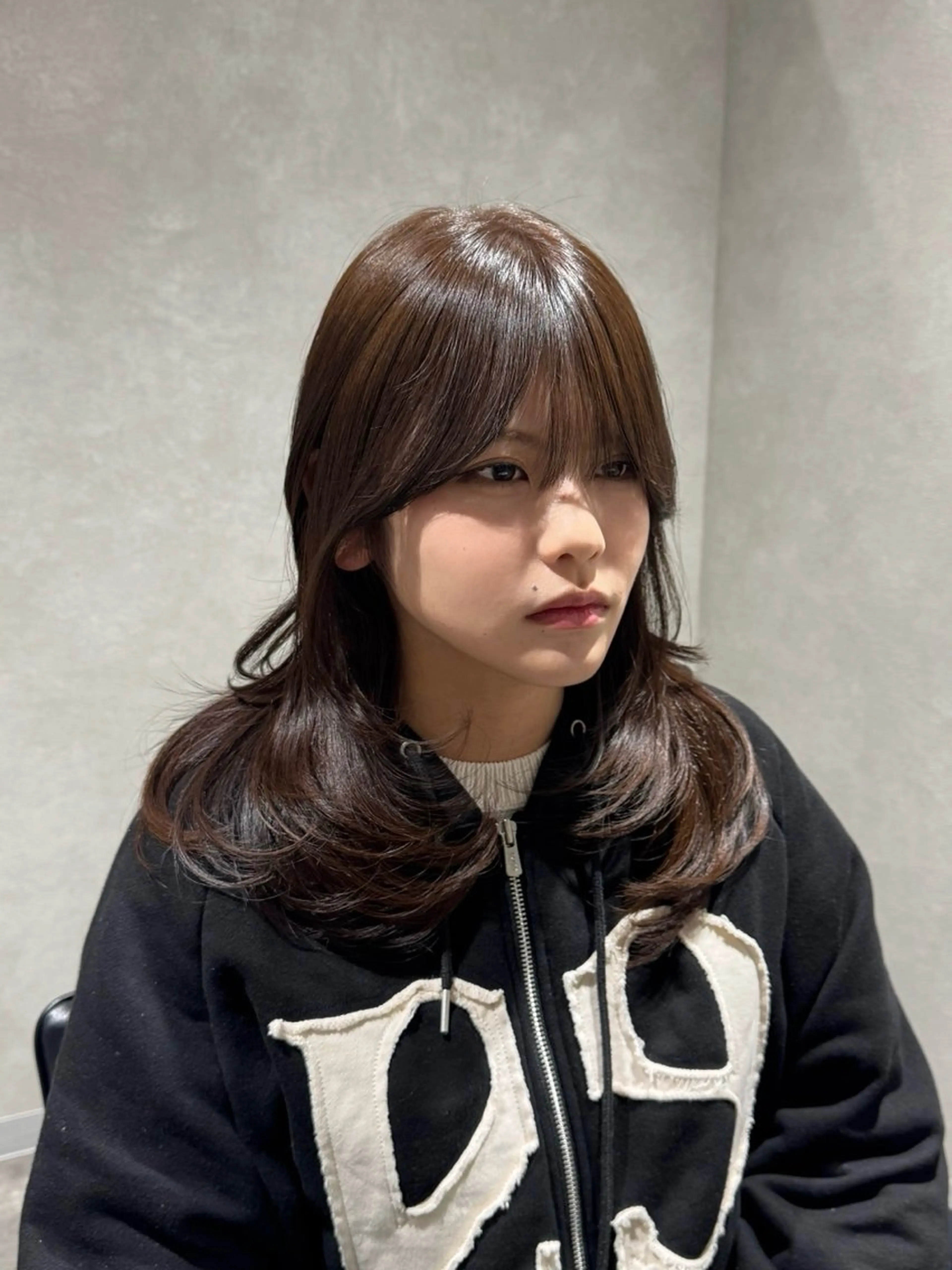 セミロング カット ヘアカラー 韓国特化🇰🇷千葉 /レイヤーカット竜生のヘアスタイル