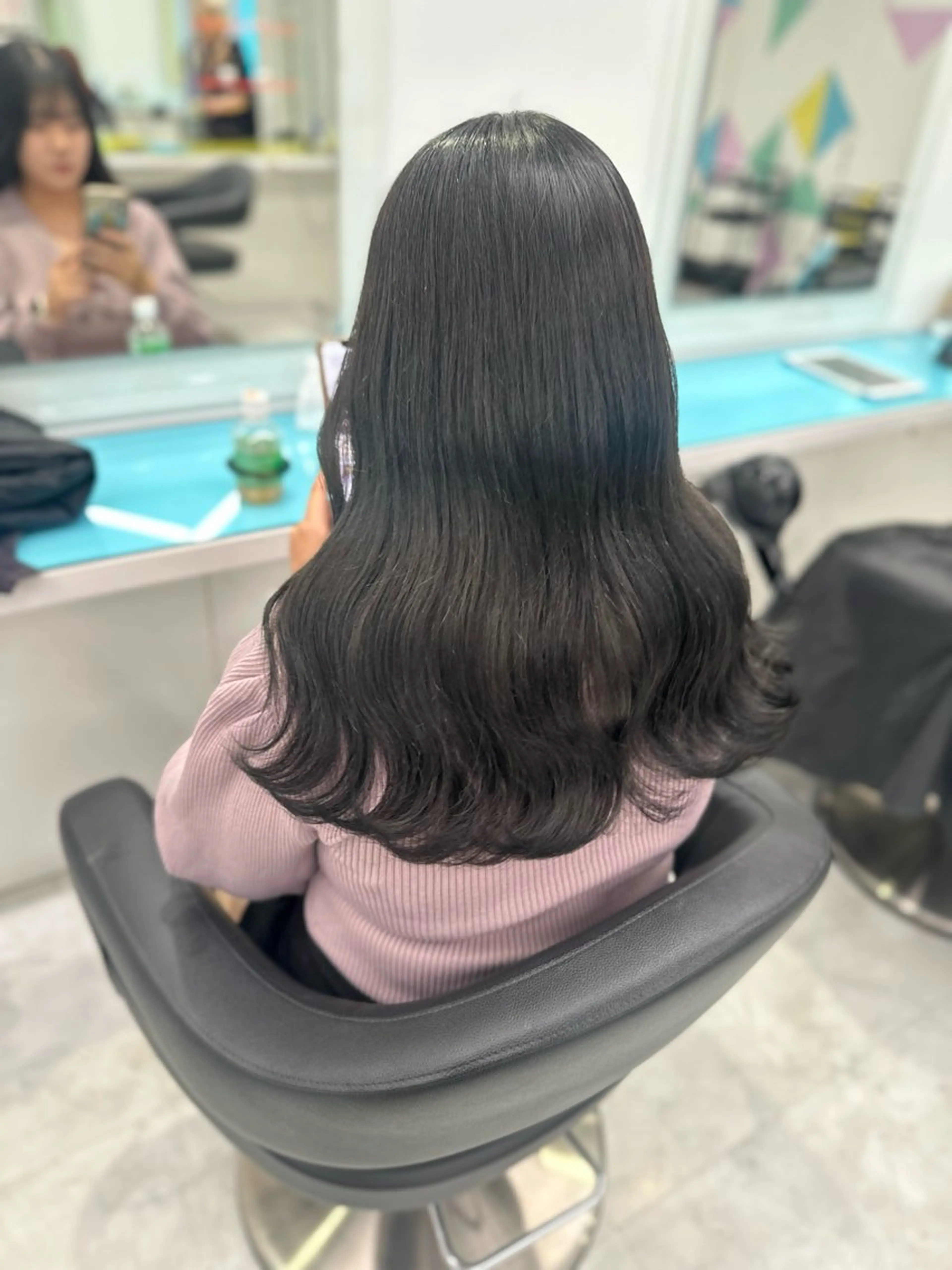 セミロング カラー ♡ダブルカラー特化♡ miyuのヘアスタイル