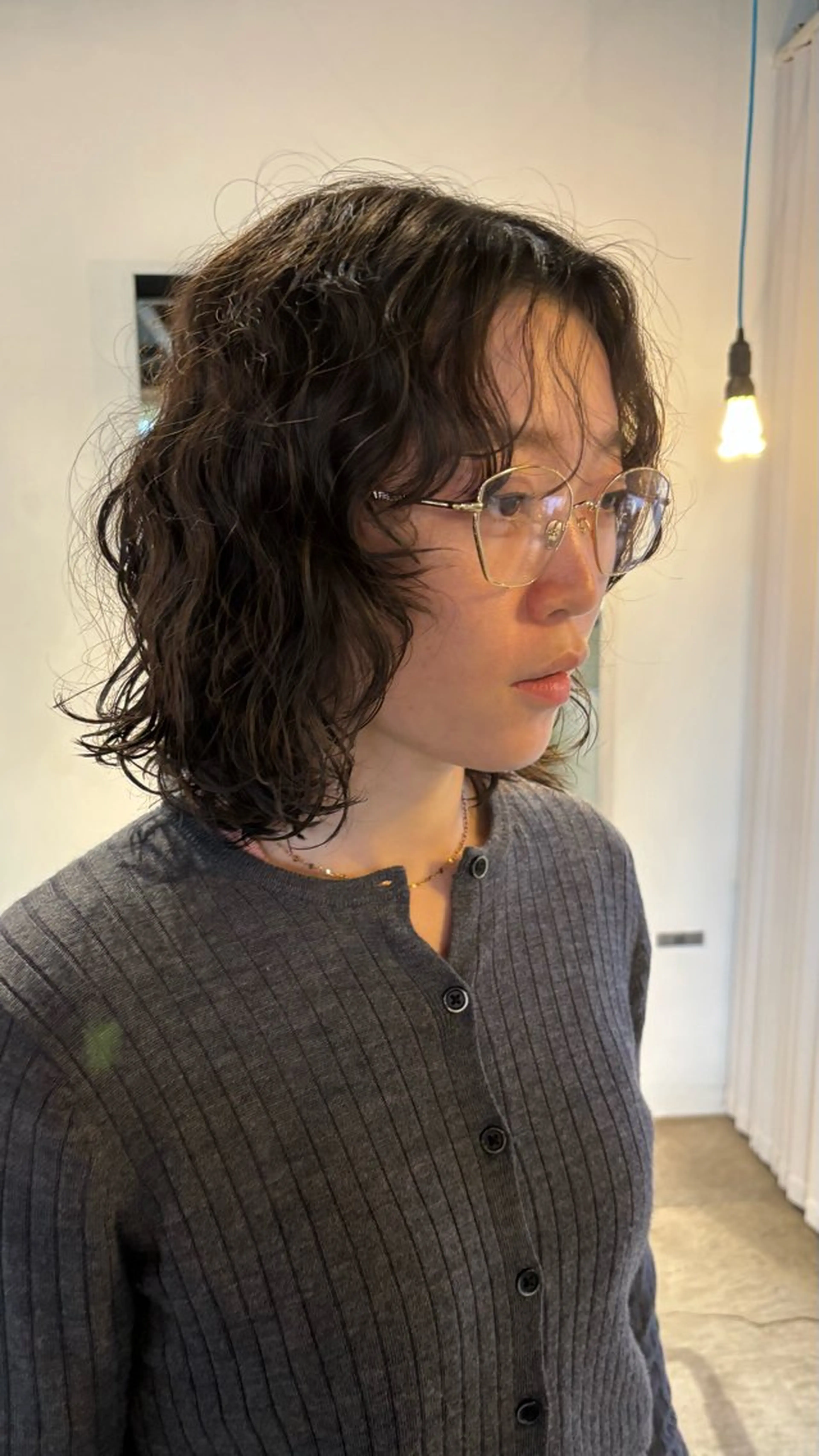 ミディアム パーマ カット パーマ トリートメント &72 takiのヘアスタイル