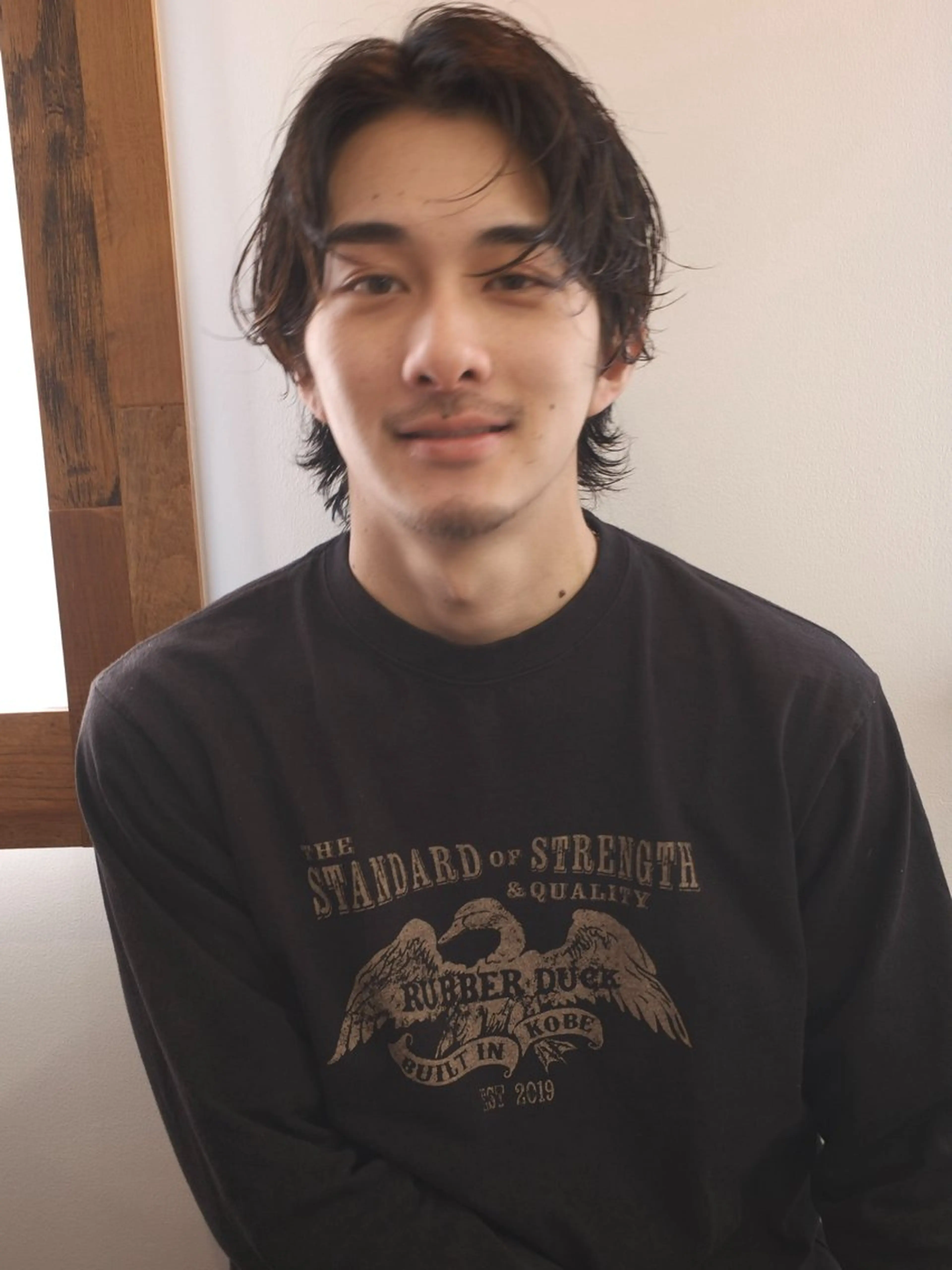 ミディアム パーマ メンズ ...alley/Dreap所属・パーマ/透明感カラー 元町🌱takutoのヘアスタイル