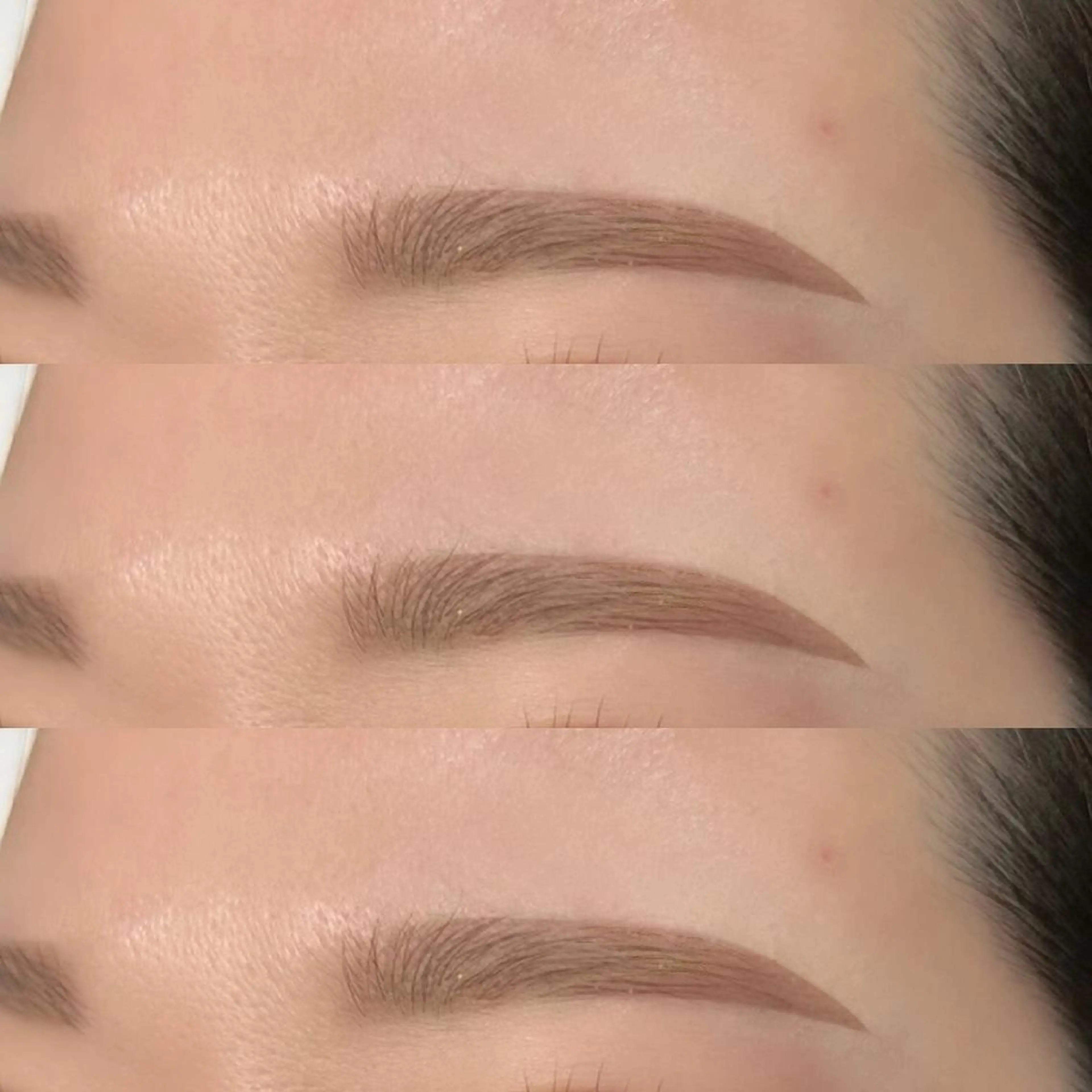 【メイクも楽々★】アイブロウワックス(間引き+メイク込)＋カラー¥8,800→の写真