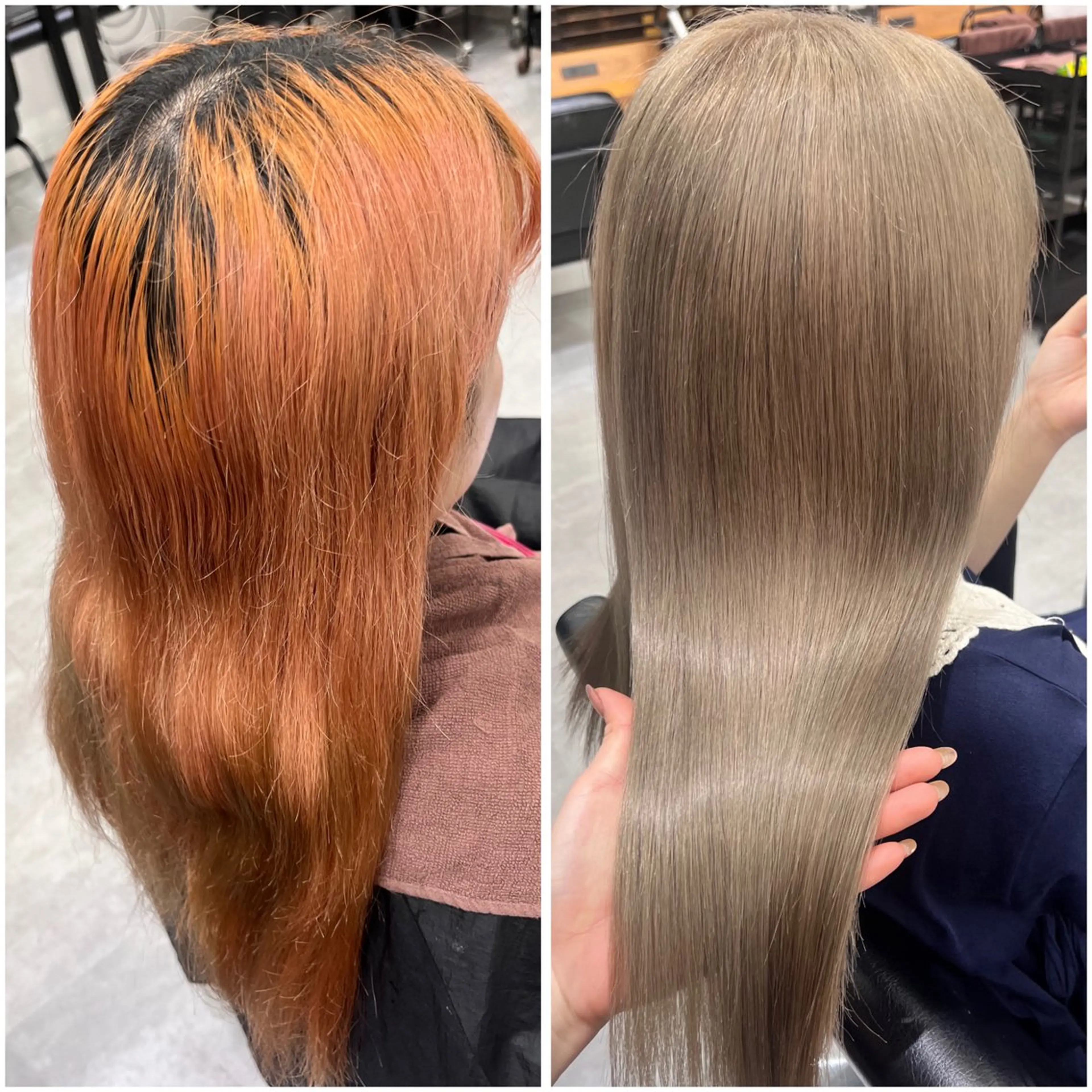 セミロング カラー ヘアカラー トリートメント MAKO ❤️‍🔥NEXTのヘアスタイル