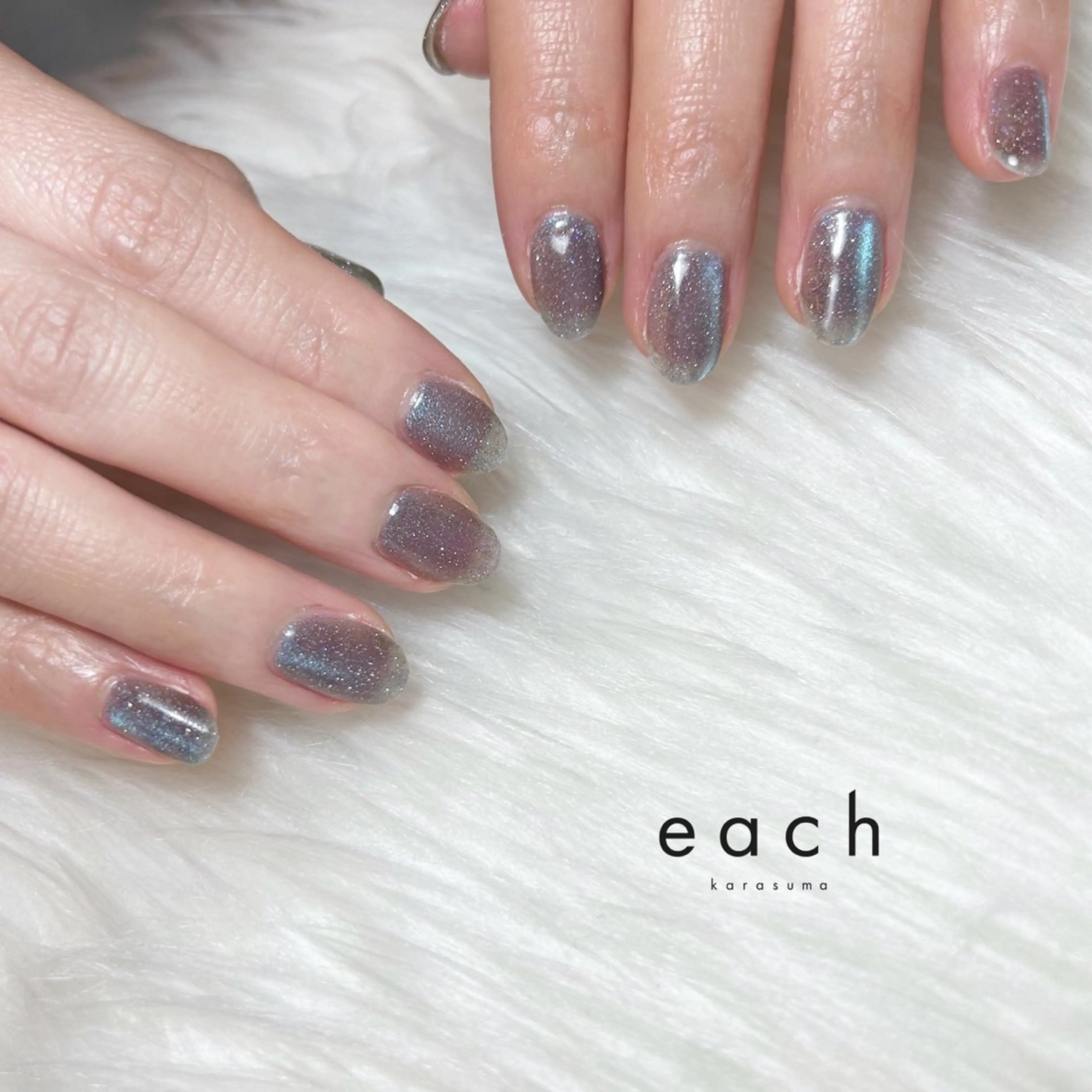 ネイル マグネットネイル ハンドネイル Lueà Nail Salon所属・𝐋𝐮𝐞𝐚 kanako🕊のネイルデザイン