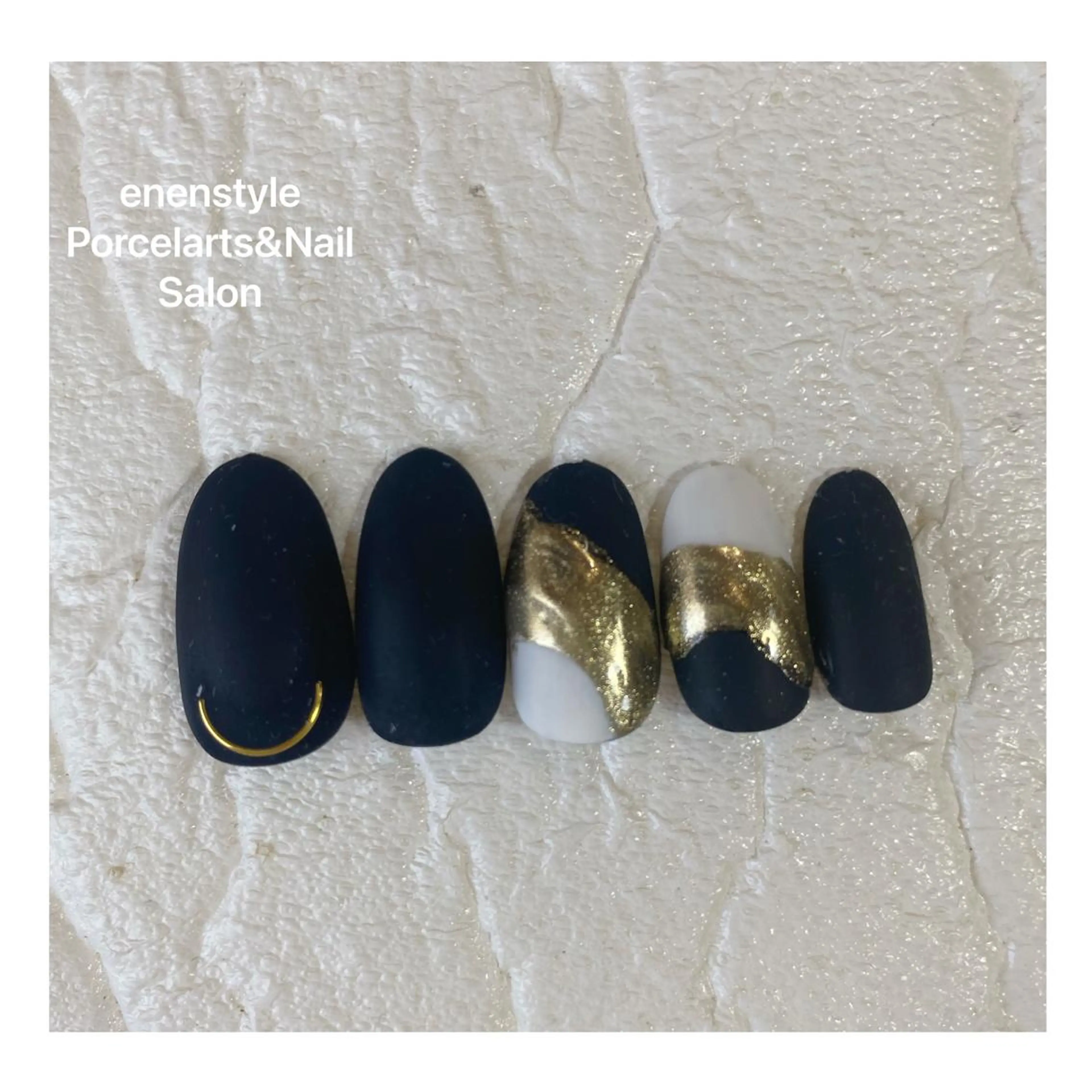 ミディアム ネイル 👑enen style👑のネイルデザイン