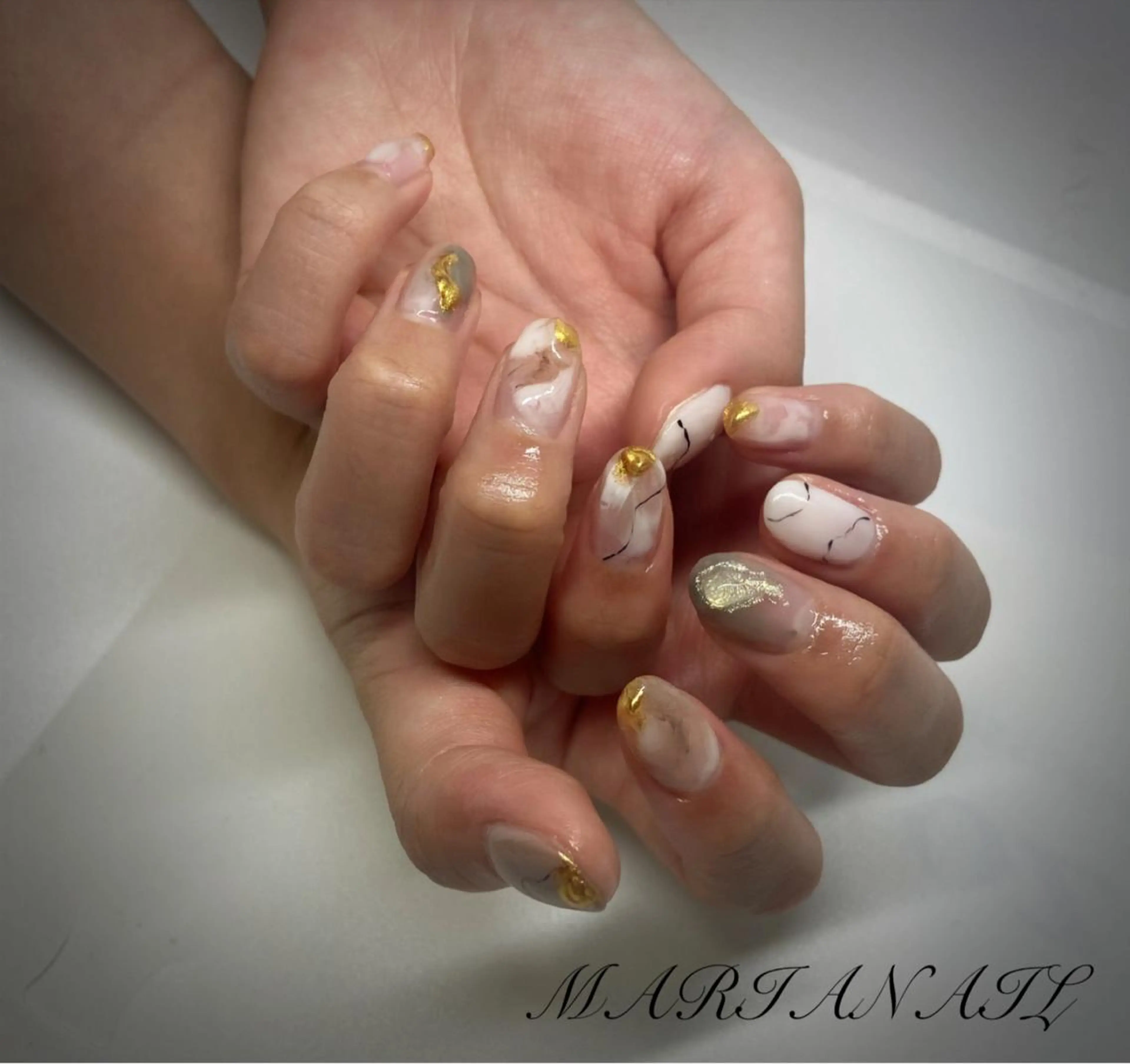 ネイル ニュアンスネイル MARIANAIL マリアネイル所属・川上 真智子のネイルデザイン