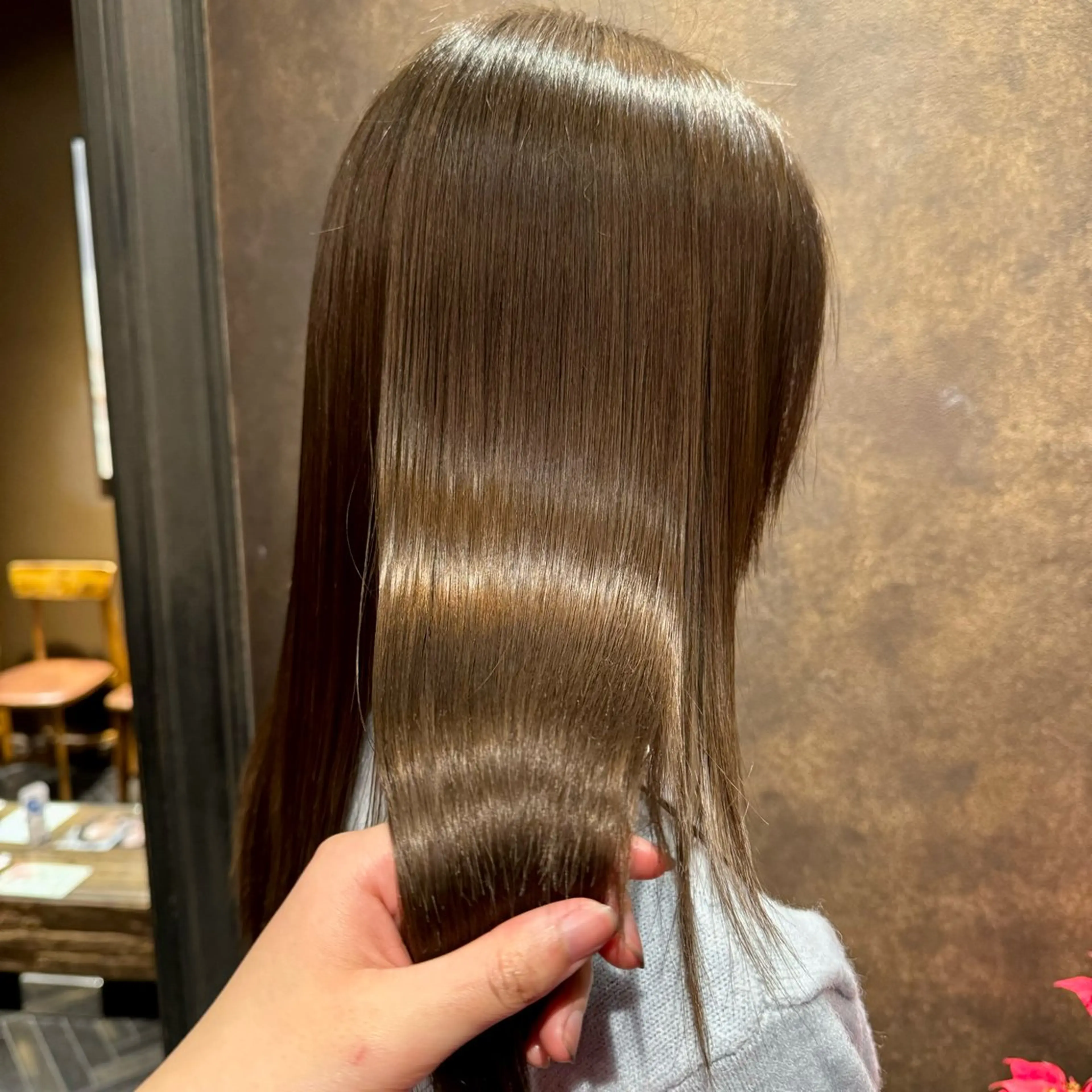 セミロング カラー ヘアカラー 松木 花鈴のヘアスタイル