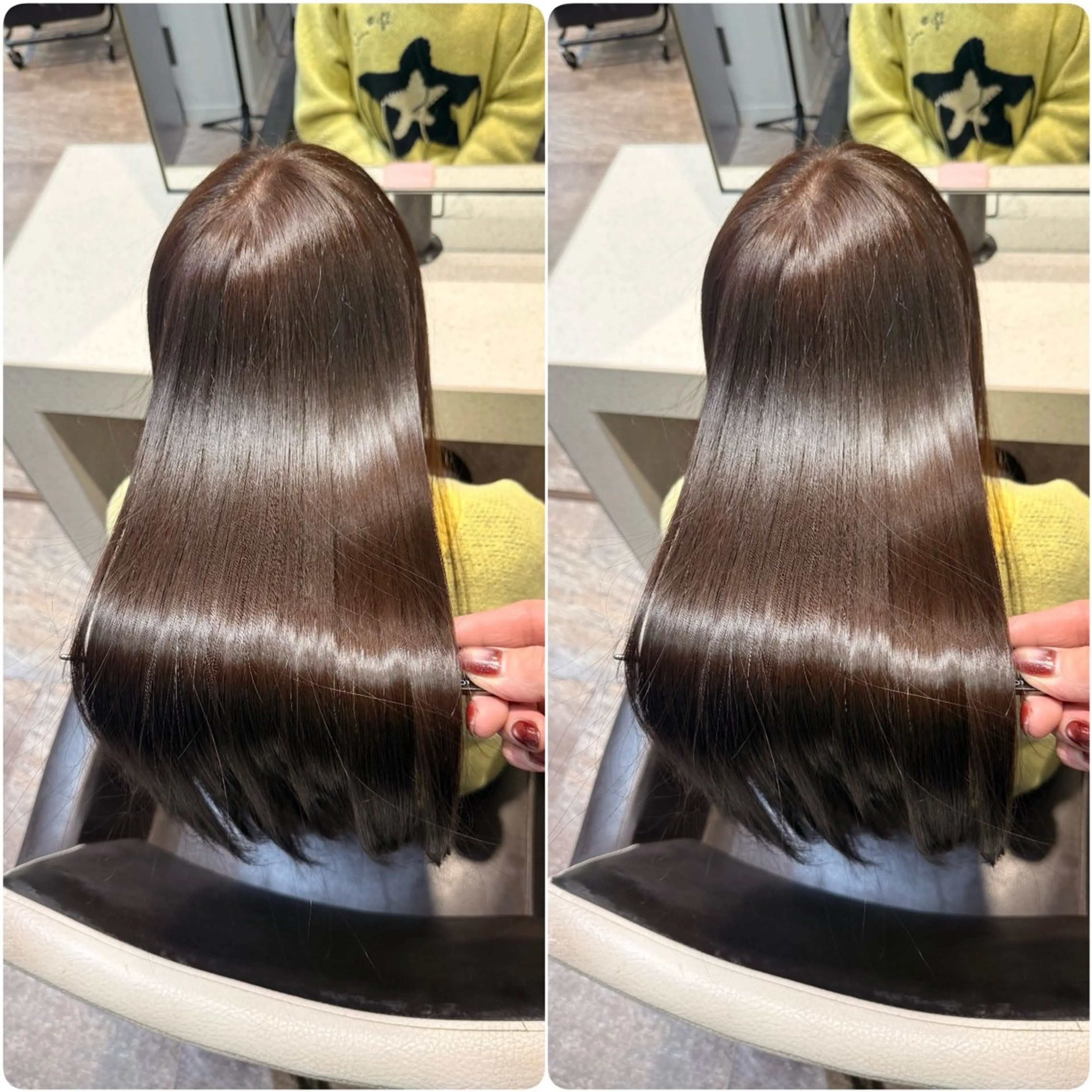 ロング カラー カット ヘアカラー トリートメント ヘッドスパ youres hair 髪質改善トリートメント&ヘッドスパ　新宿EAST所属・🌹ULTOWA🌹 髪質改善/縮毛/店長のヘアスタイル