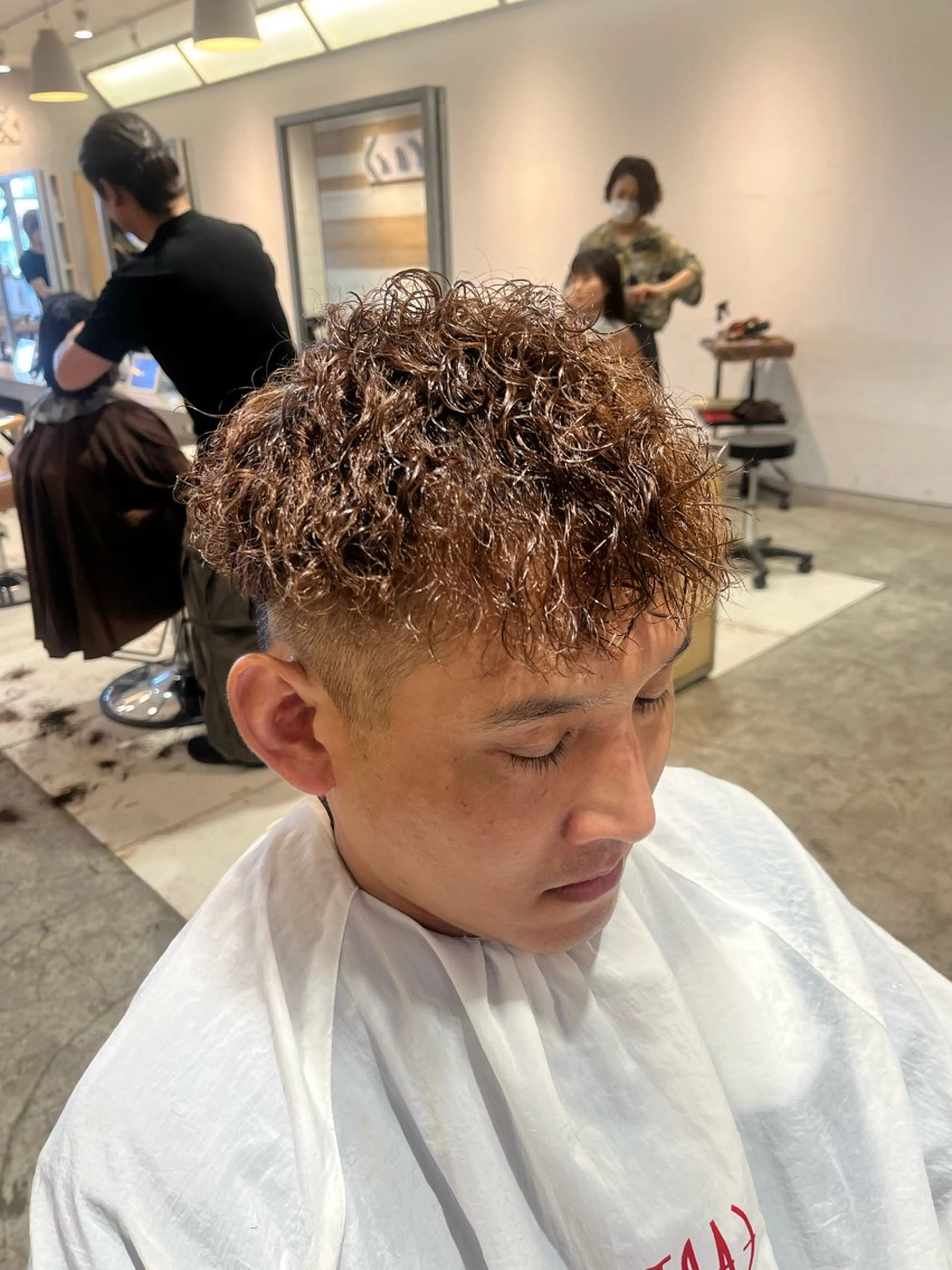 パーマ メンズ カット パーマ men's パーマ特化のヘアスタイル