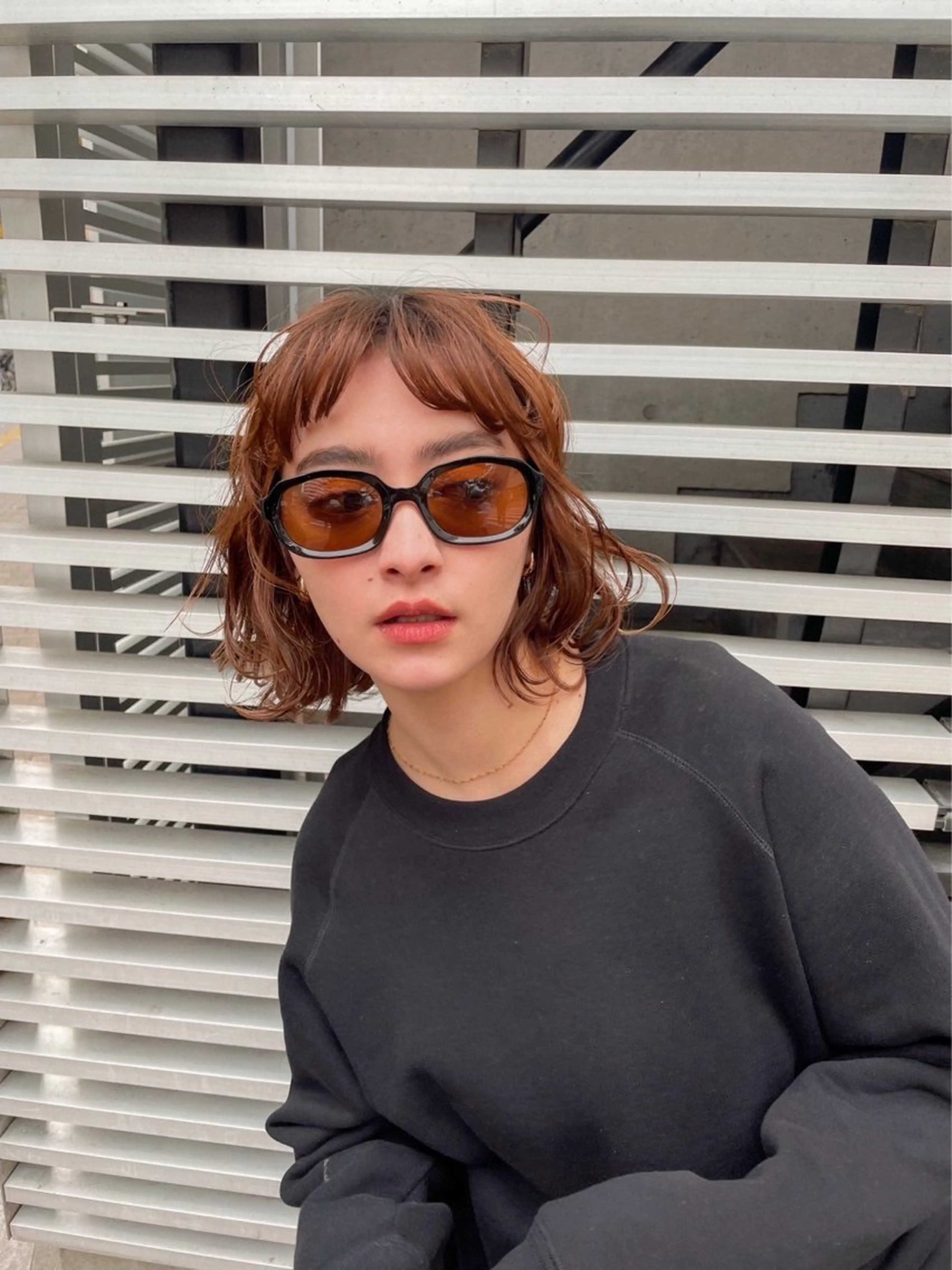 ショート カラー パーマ ボブ カット ヘアカラー パーマ トリートメント パーマ＊ 顔まわり似合わせのヘアスタイル