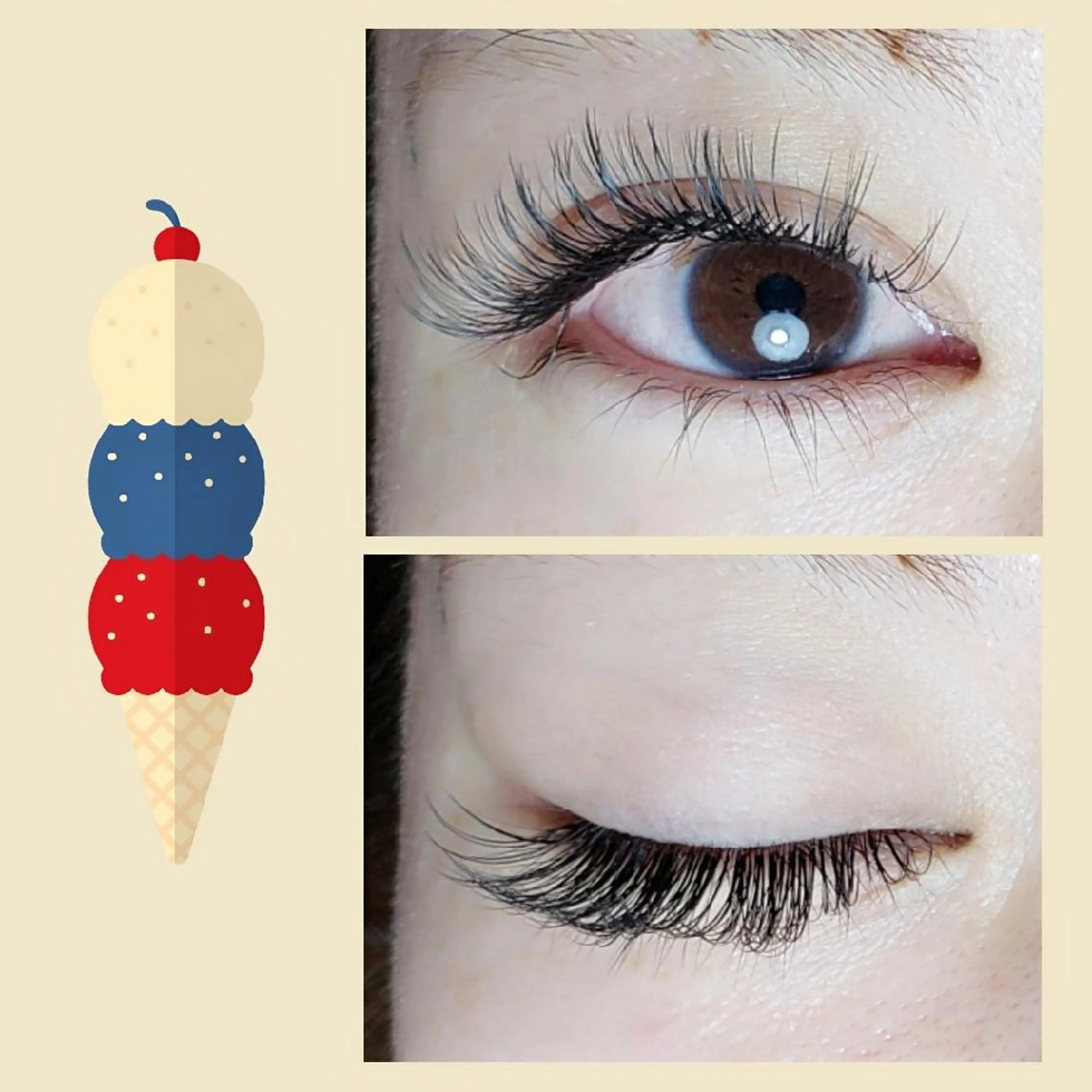 マツエク・マツパ Rouge ・ K  　のマツエク・マツパデザイン