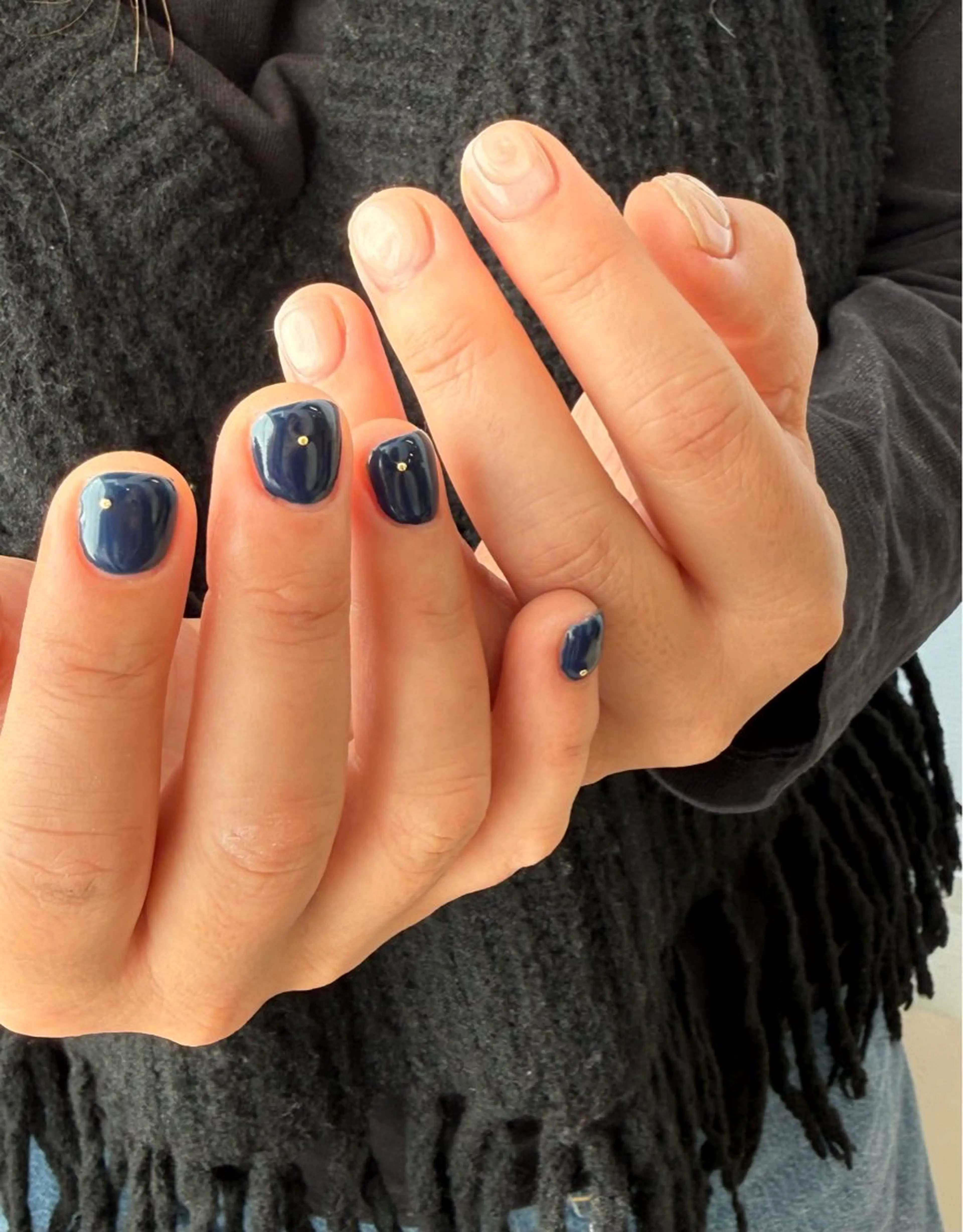 ネイル ジェルネイル マグネットネイル ニュアンスネイル パラジェル ネイルサロンhotori所属・ネイルサロン hotoriのネイルデザイン