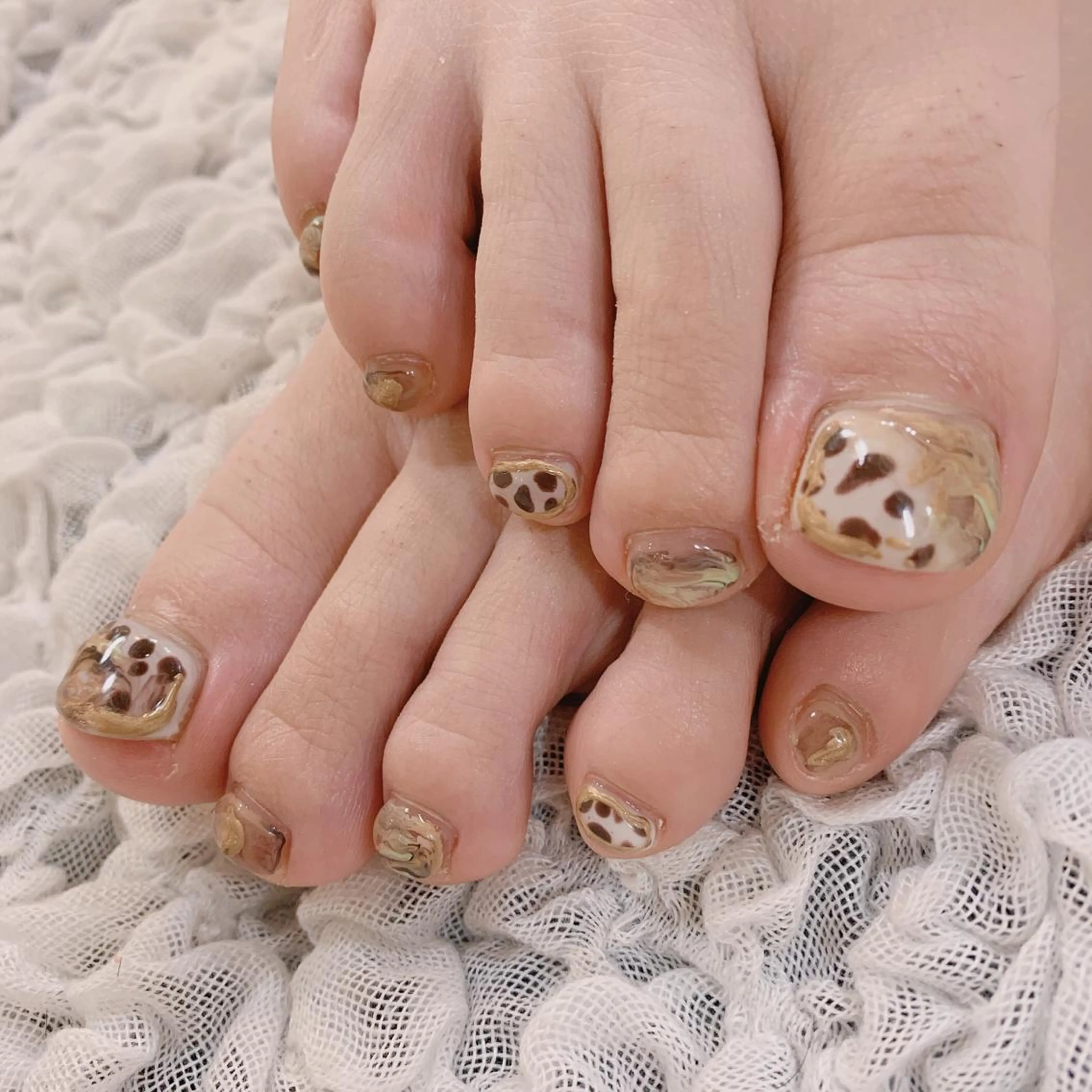 ネイル フットネイル AOI✩⡱ y2kネイルのネイルデザイン