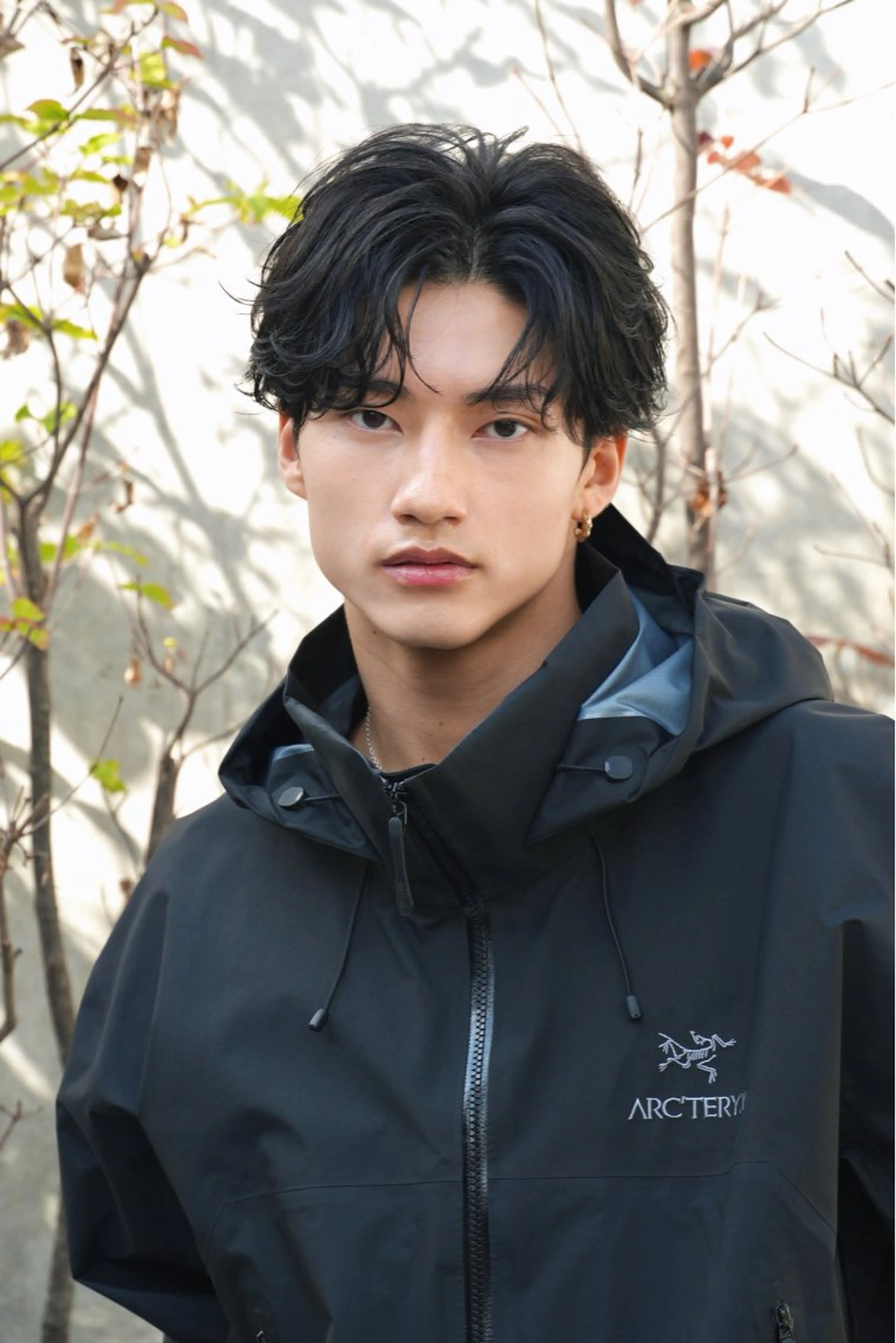 フェザーパーマ￥8500#原宿#センターパート#メンズパーマの写真