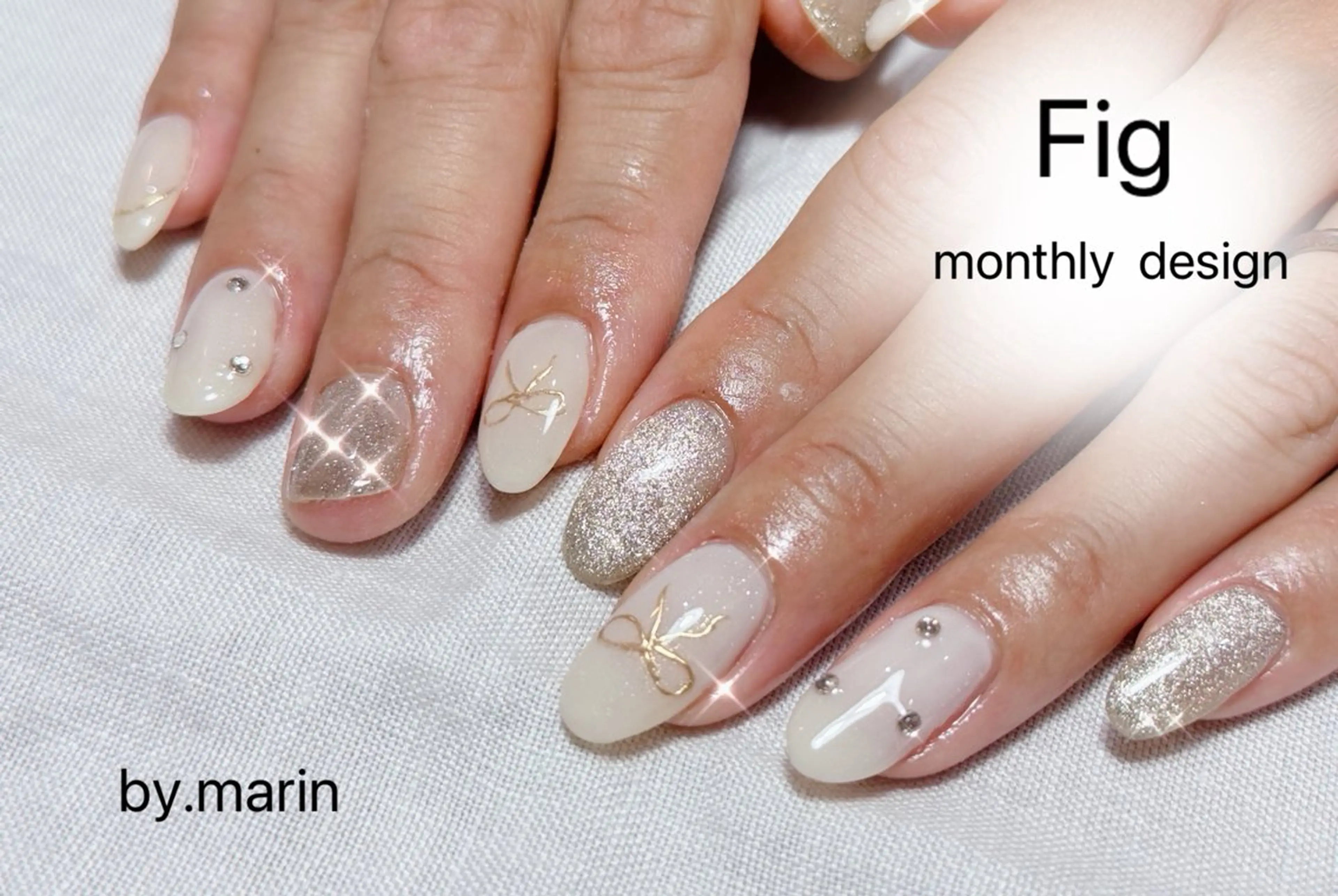 ネイル Fig所属・Fig MARINのネイルデザイン