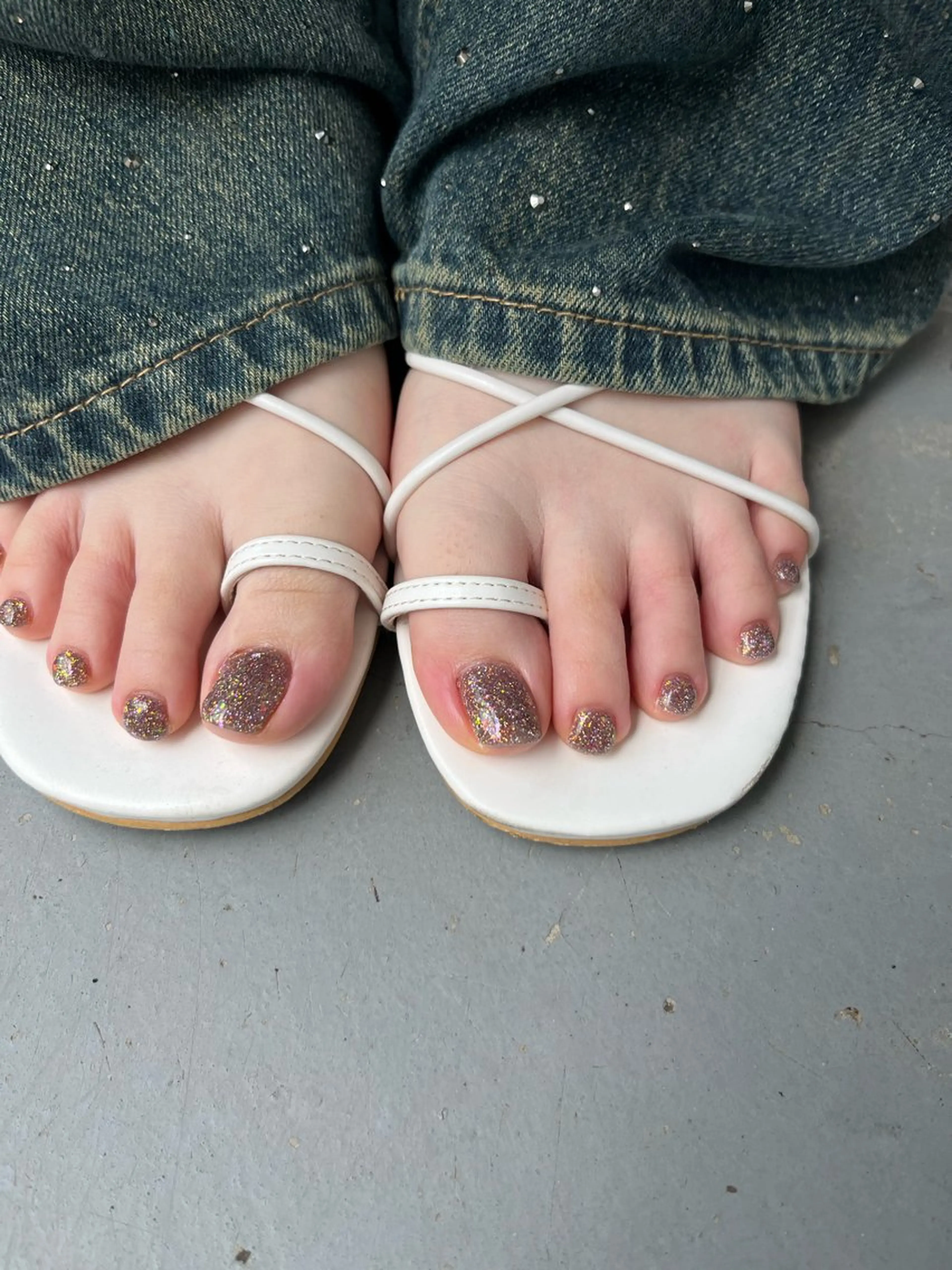 ネイル フラッシュネイル ラメ(グリッター) lenina mamiのネイルデザイン