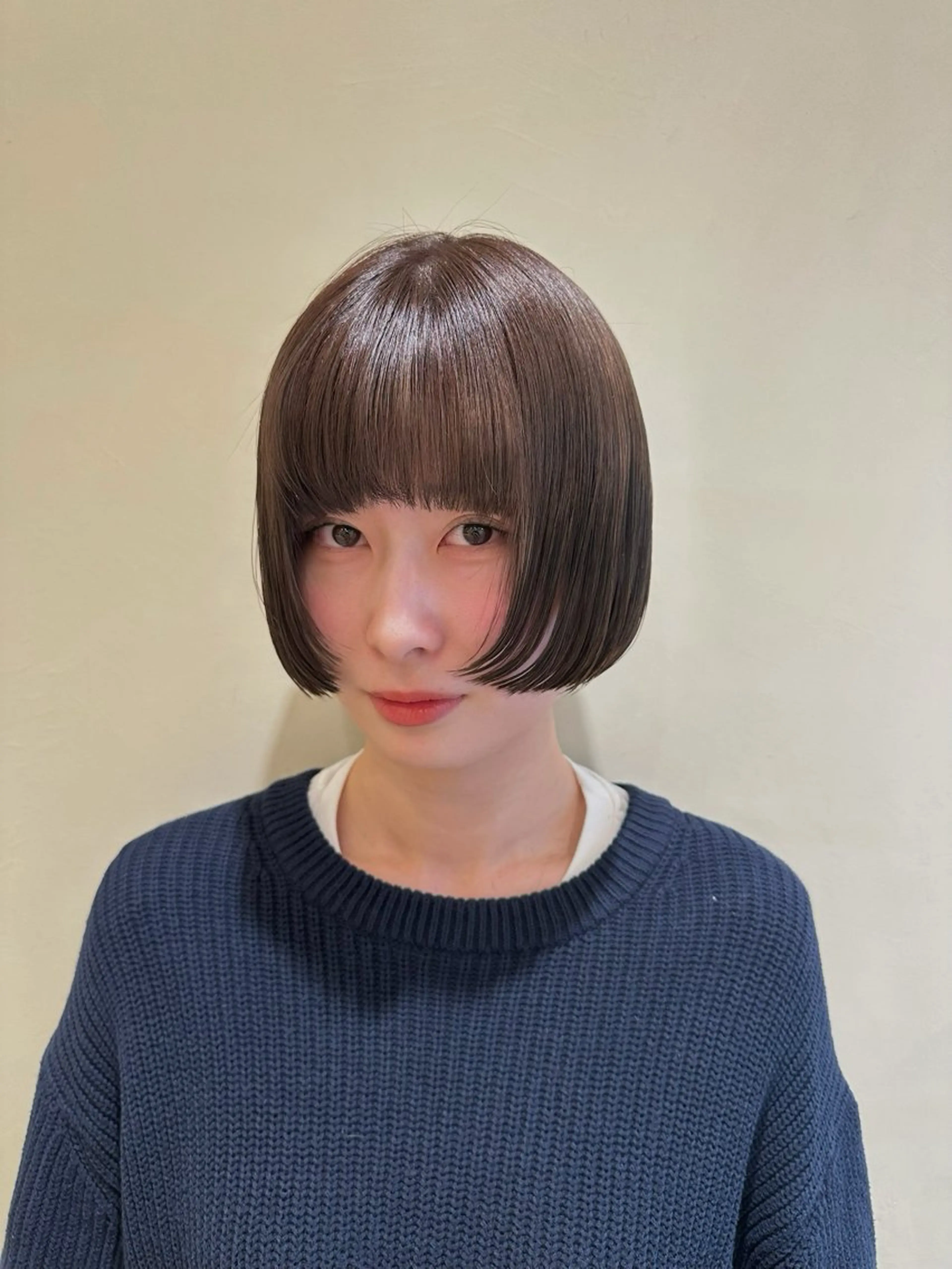 ショート カラー ボブ SALOWIN  梅田茶屋町店所属・梅田/ベージュカラー /ブリーチカラーのヘアスタイル