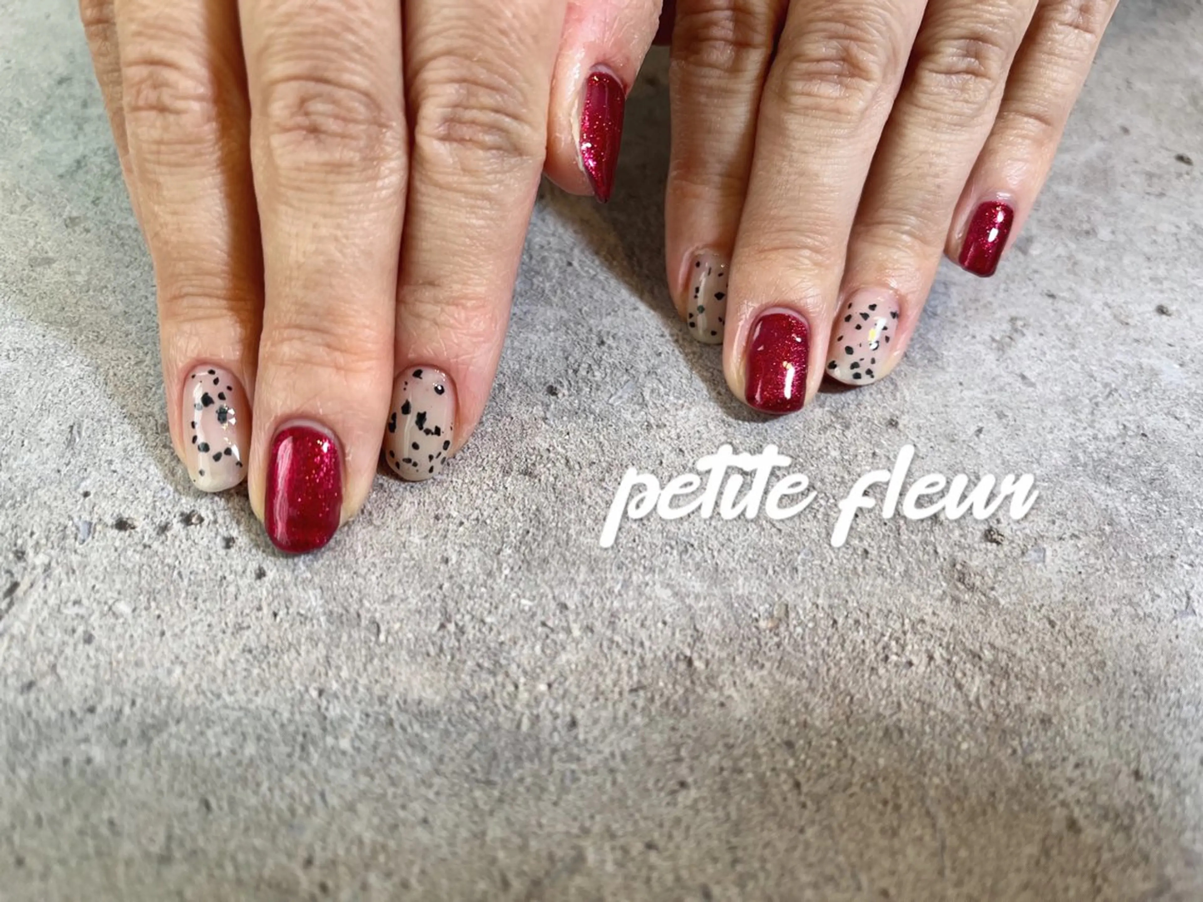 ネイル ハンドネイル ビューティーサロン プチフルールのネイルデザイン