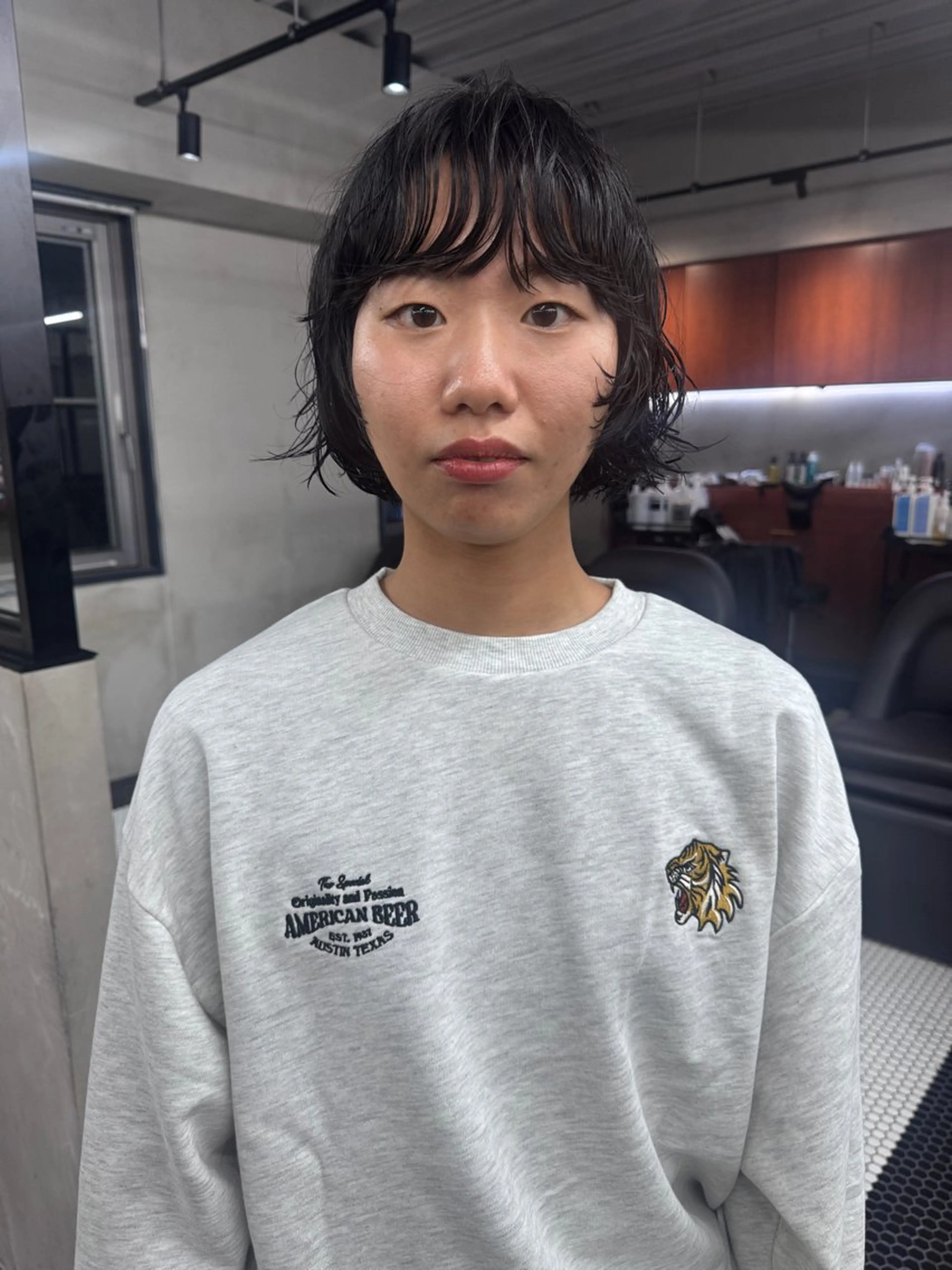 ミディアム パーマ カット パーマ 鎌田健/パーマ ボブ/レイヤー/のヘアスタイル