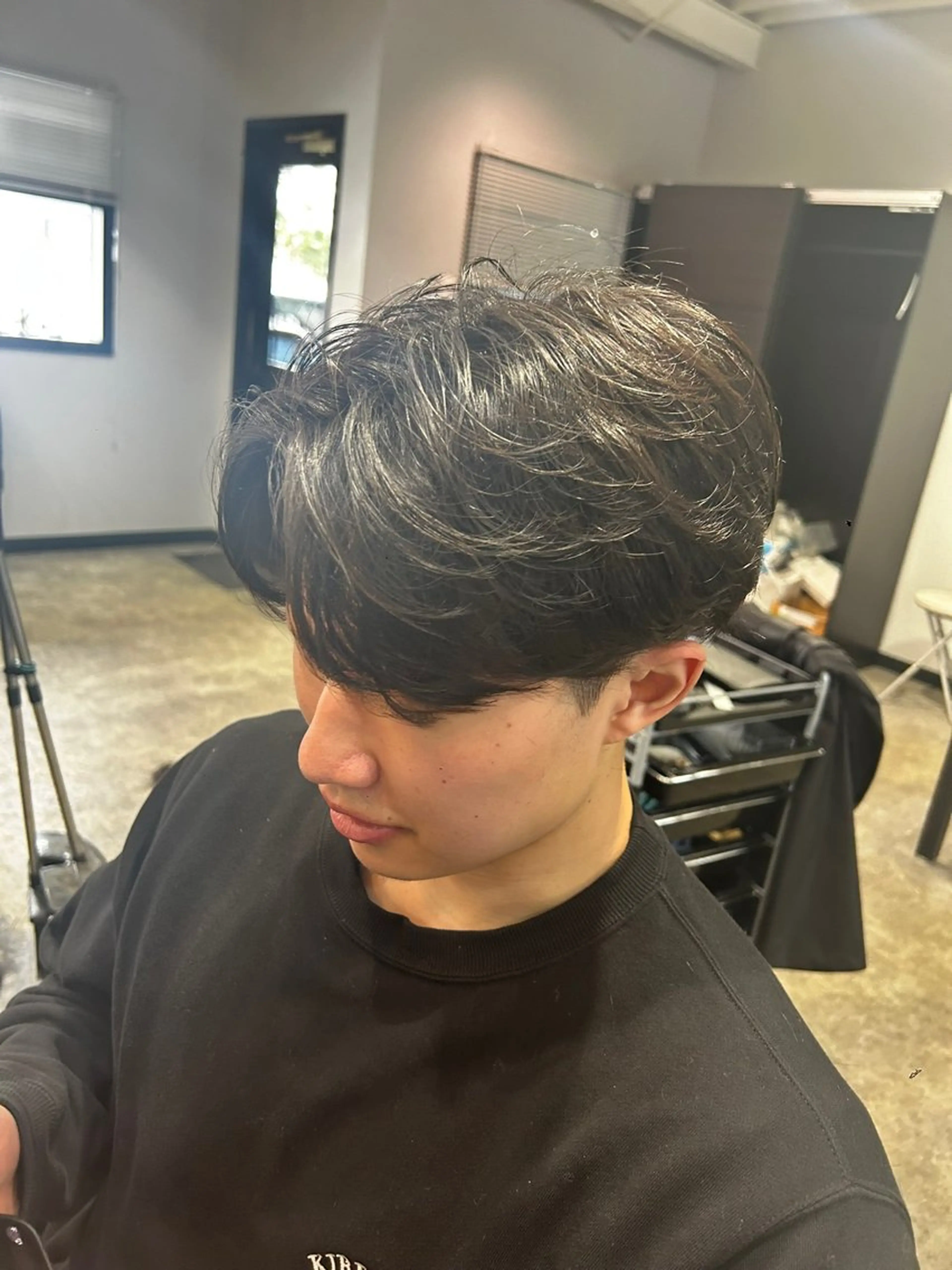 パーマ メンズ メンズパーマ ニュアンスパーマ カット パーマ メンズカット/ メンズパーマ/佐藤のヘアスタイル