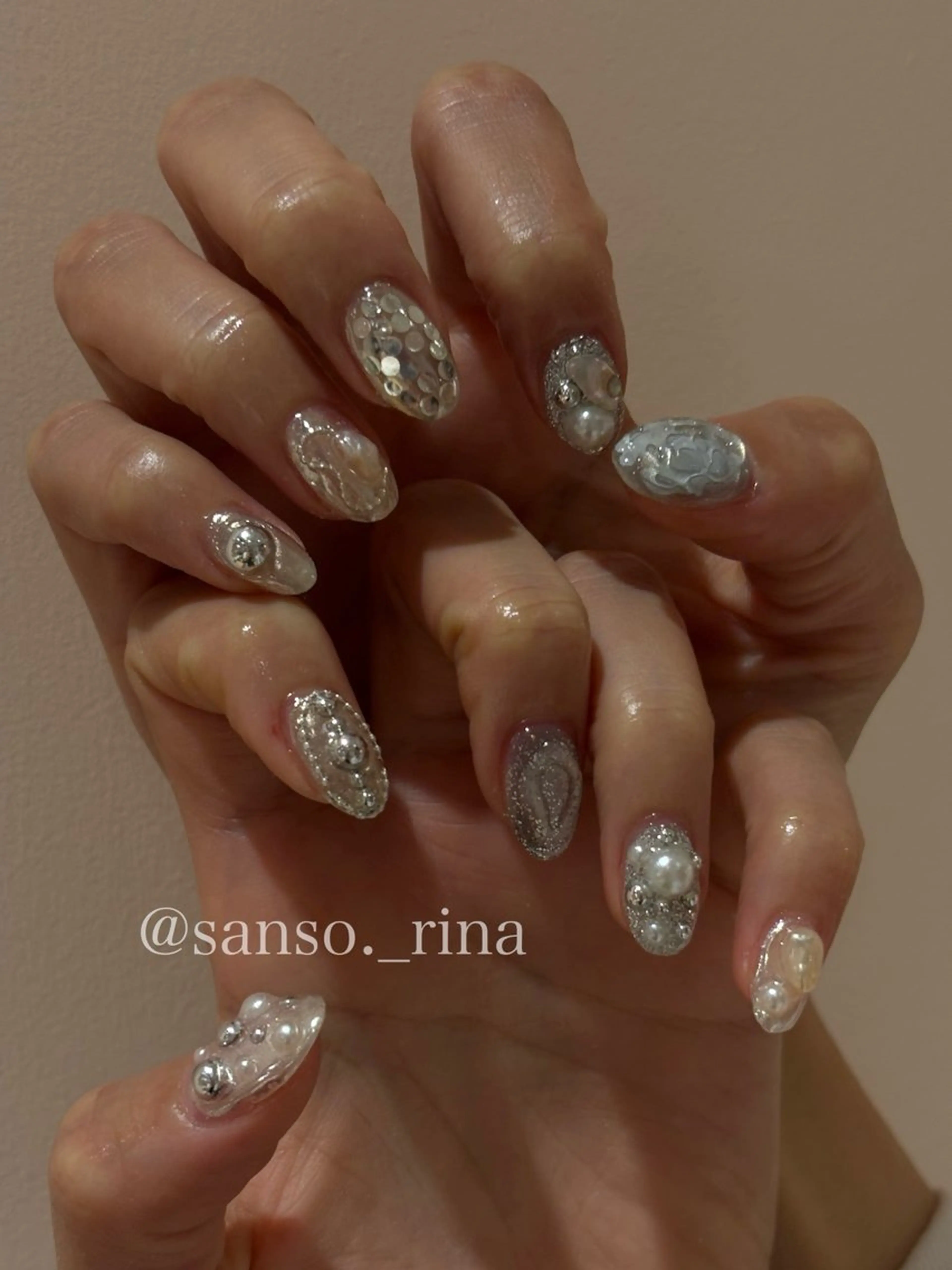 ネイル ハンドネイル フットネイル nuu  栄所属・早川 里奈のネイルデザイン