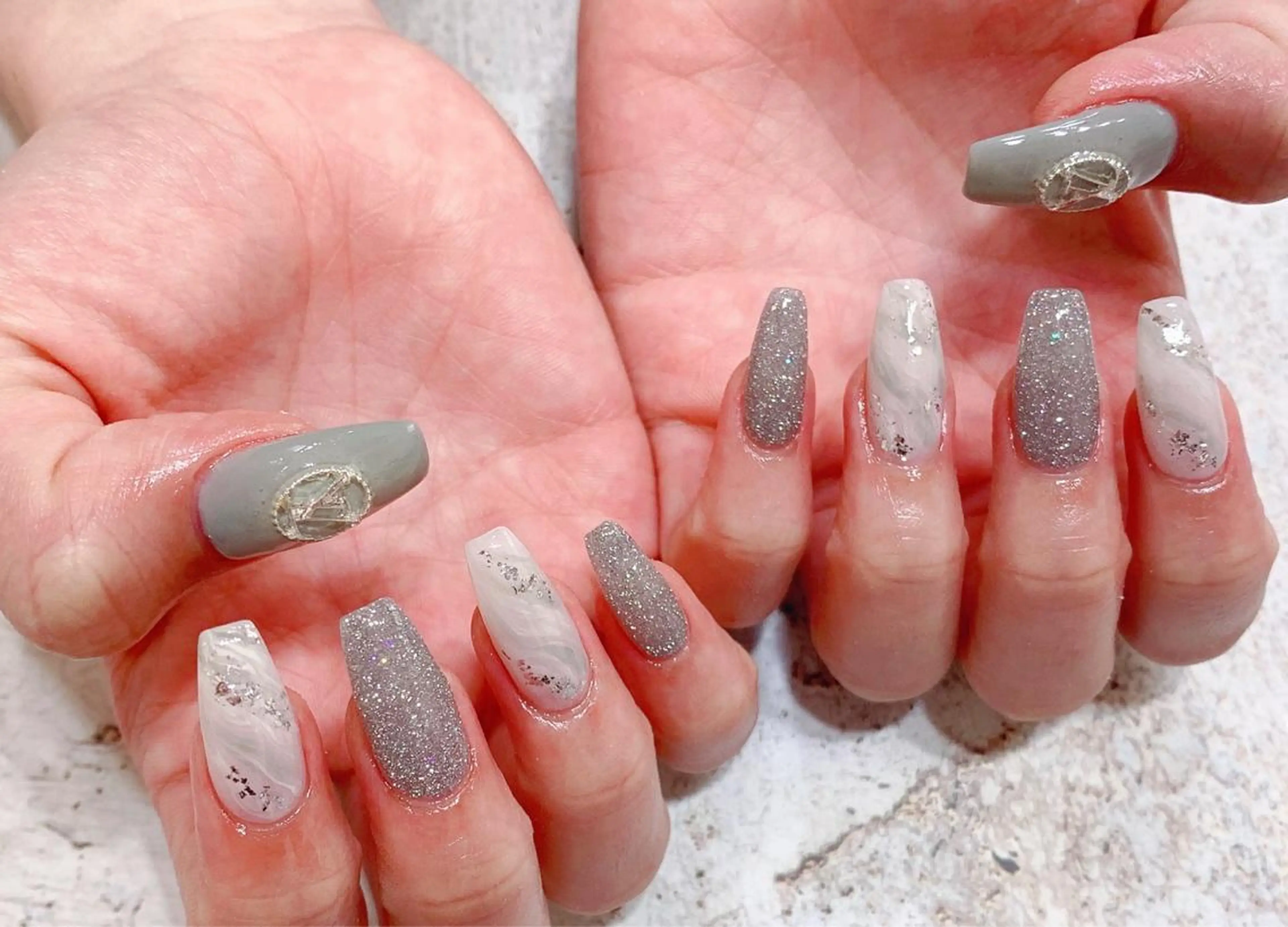 ロング カラー ネイル CC Nail Salonのネイルデザイン