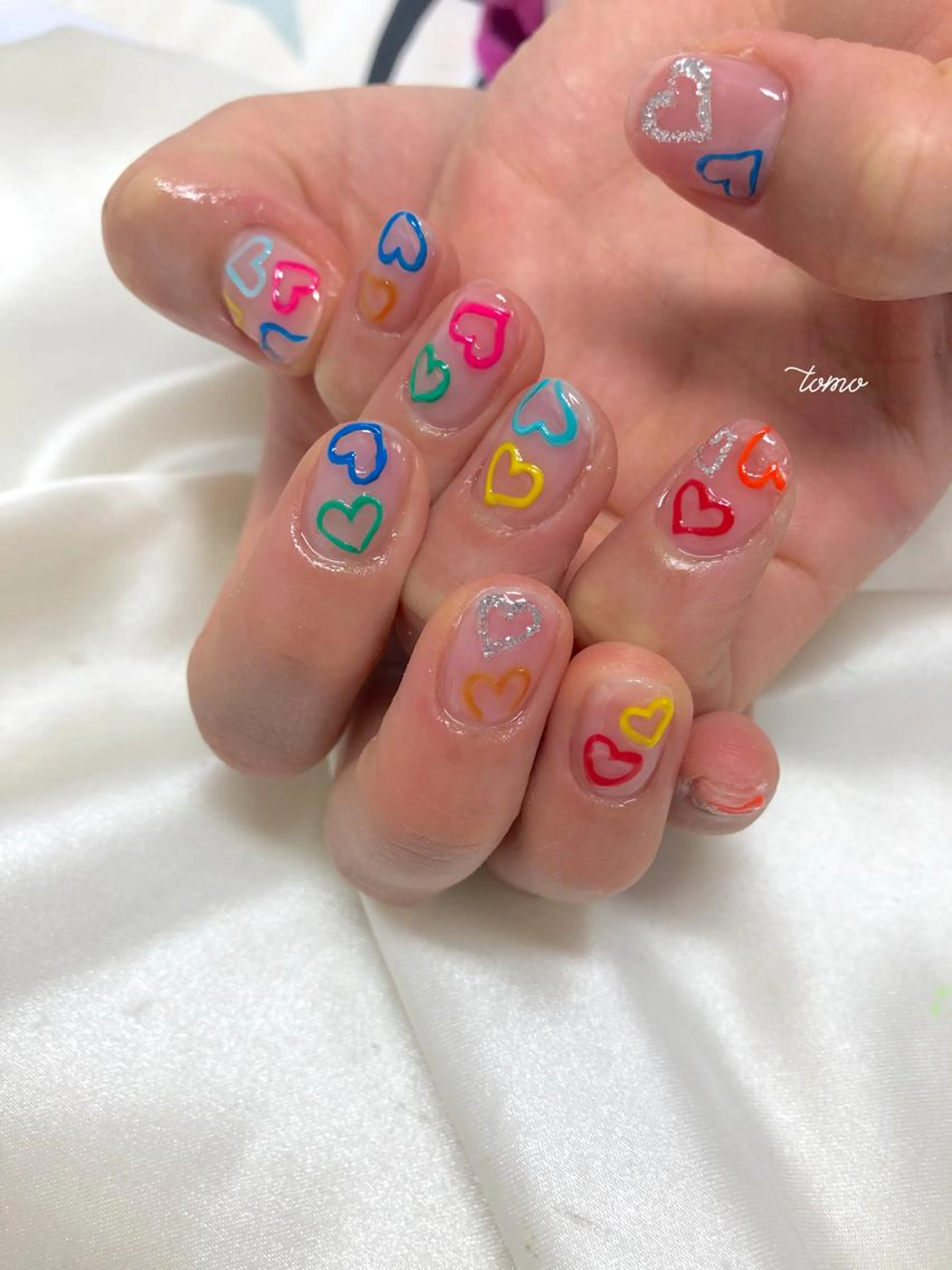 《1番人気🌟》90minアートコース🌷持ち込みデザイン🙆‍♀ソフトジェルオフ込み♡の写真