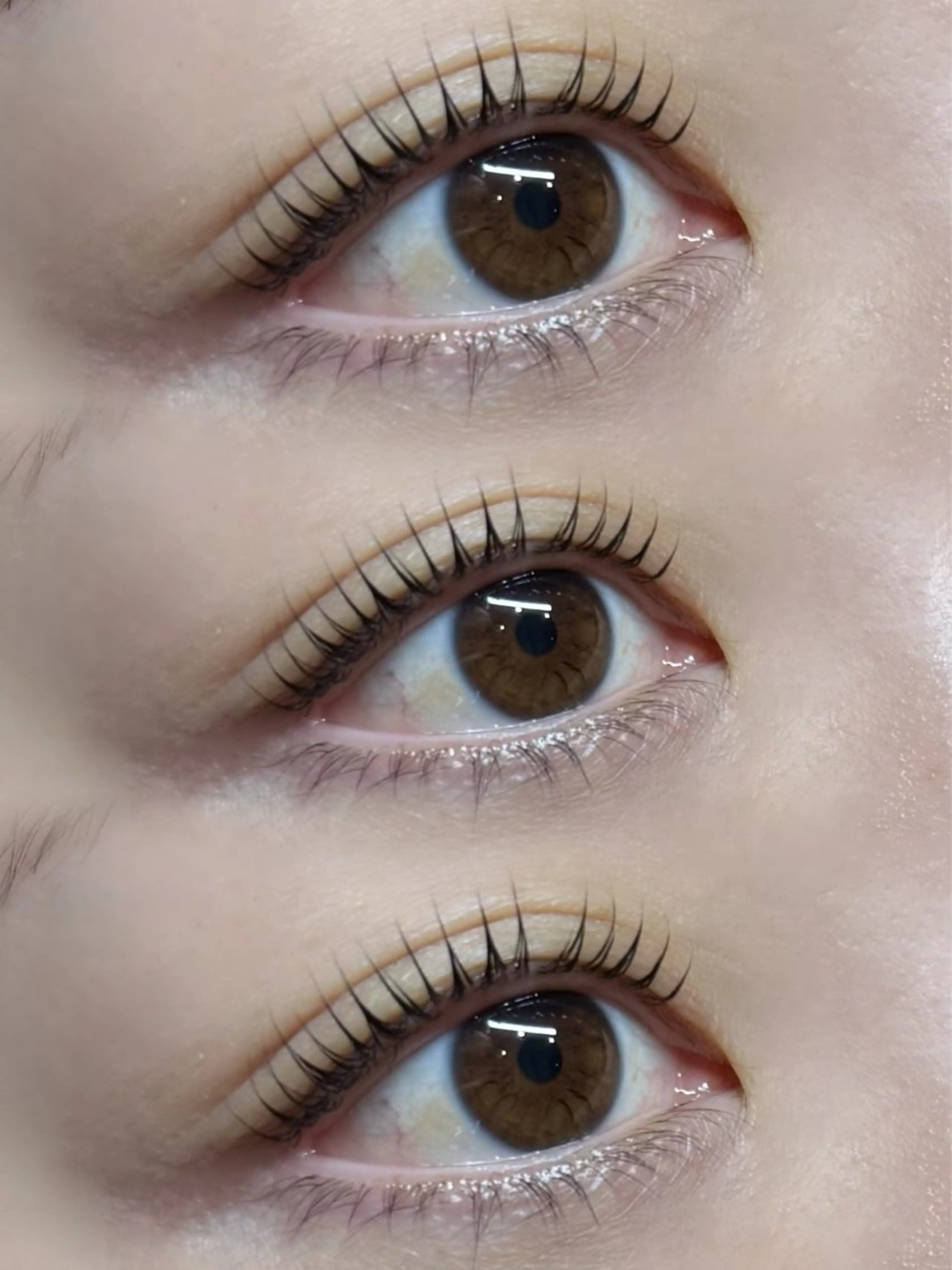 下まつげパーマの写真