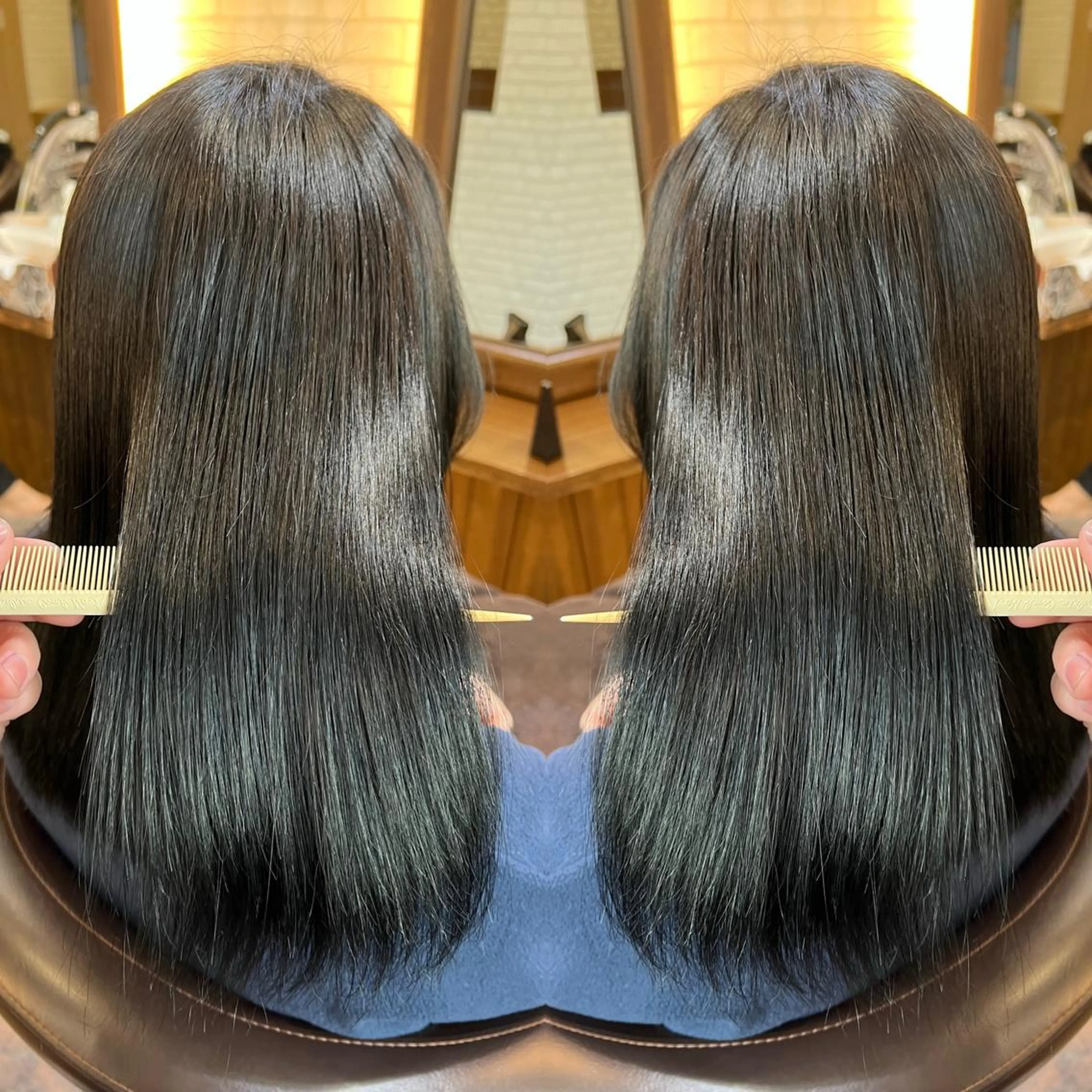 ミディアム カラー アクアカラー 髪質改善 トリートメント ヘアカラー トリートメント 🫧髪質改善×艶髪 🫧根本泰成🫧のヘアスタイル